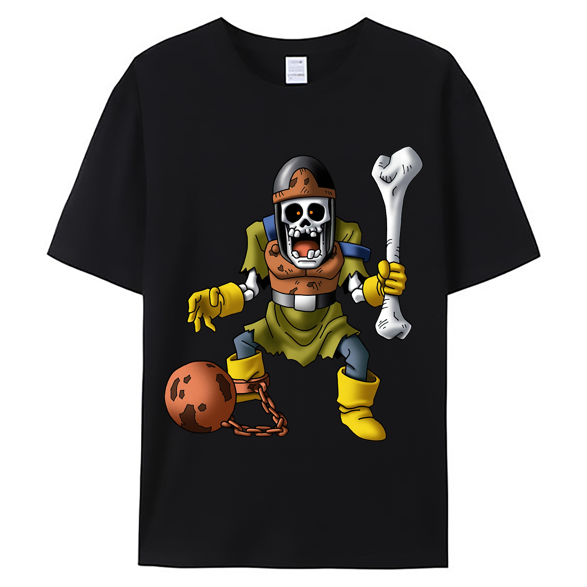 （画像用） ドラゴンクエスト Doragon Kuesuto Dragon Quest 綿100％ メンズ半袖Tシャツ｜肌触りやわらか＆通気性