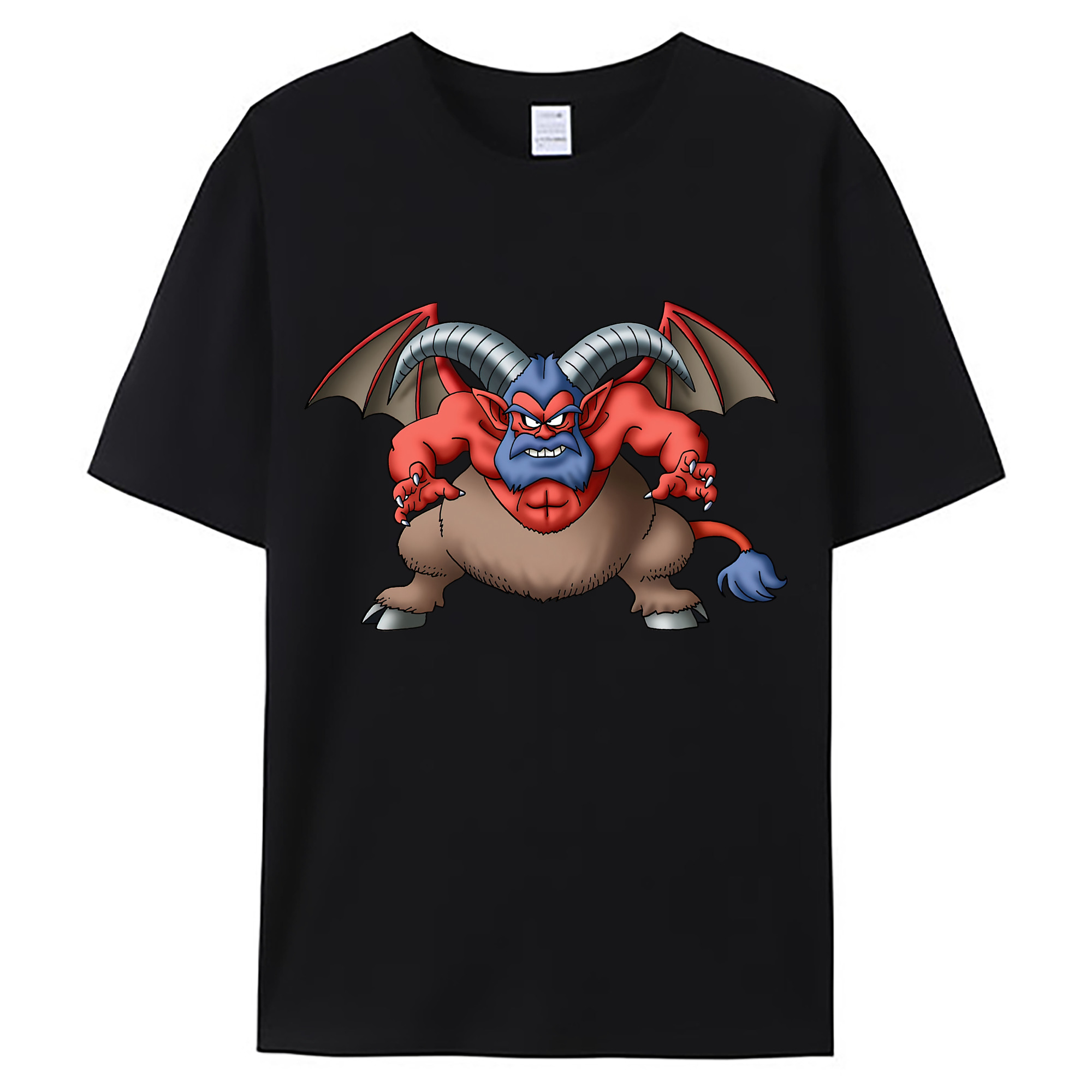 （画像用） ドラゴンクエスト Doragon Kuesuto Dragon Quest 綿100％ メンズ半袖Tシャツ｜肌触りやわらか＆通気性