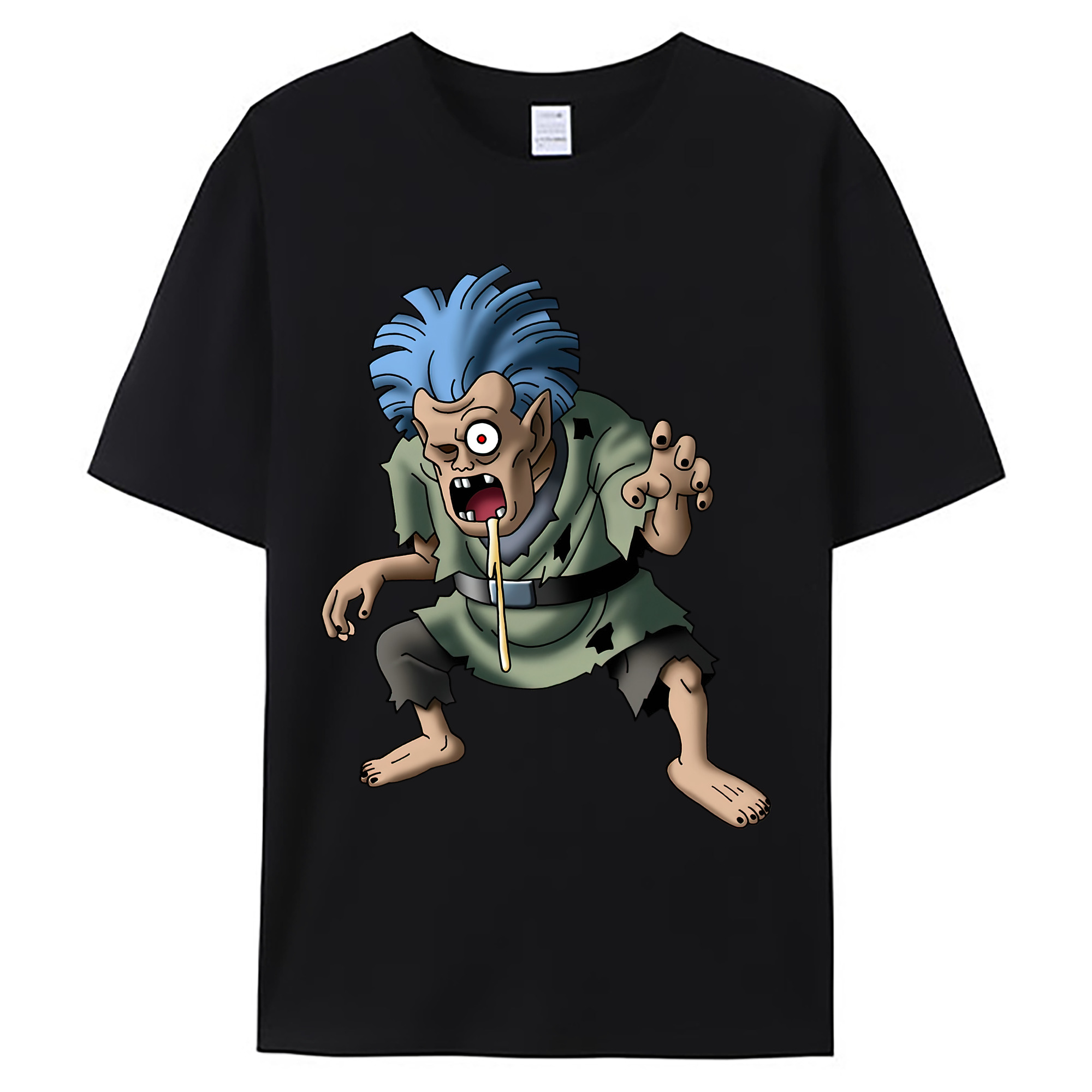 （画像用） ドラゴンクエスト Doragon Kuesuto Dragon Quest 綿100％ メンズ半袖Tシャツ｜肌触りやわらか＆通気性