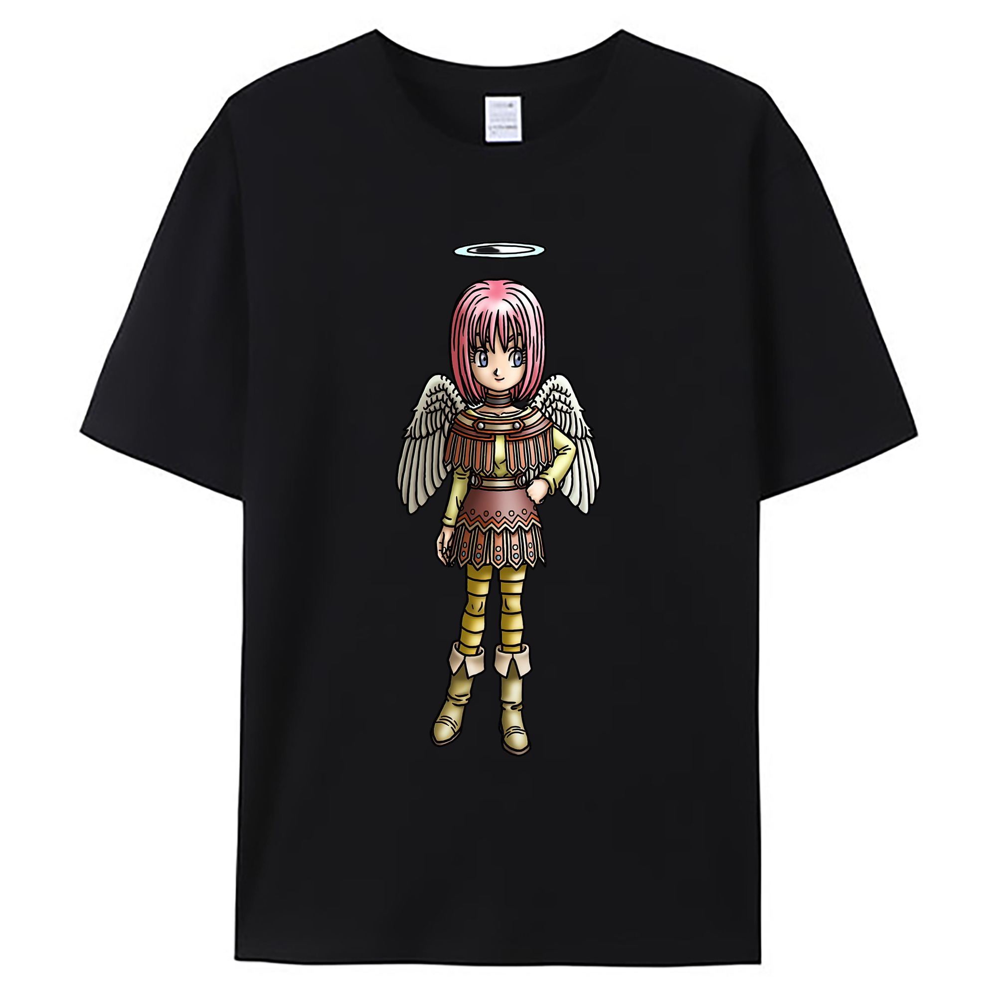 （画像用） ドラゴンクエスト Doragon Kuesuto Dragon Quest 綿100％ メンズ半袖Tシャツ｜肌触りやわらか＆通気性