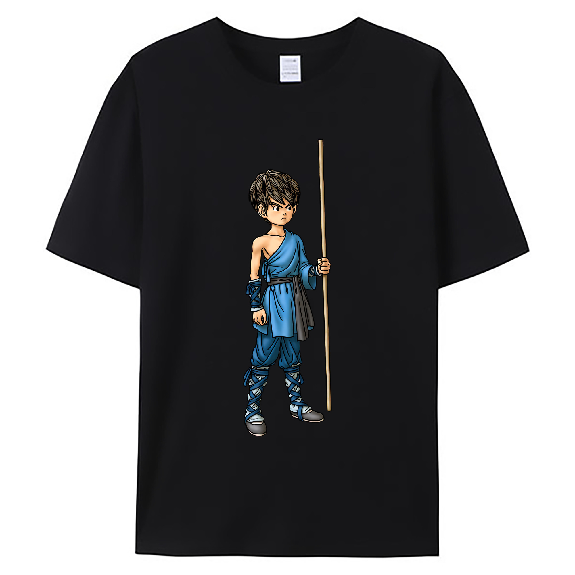 （画像用） ドラゴンクエスト Doragon Kuesuto Dragon Quest 綿100％ メンズ半袖Tシャツ｜肌触りやわらか＆通気性
