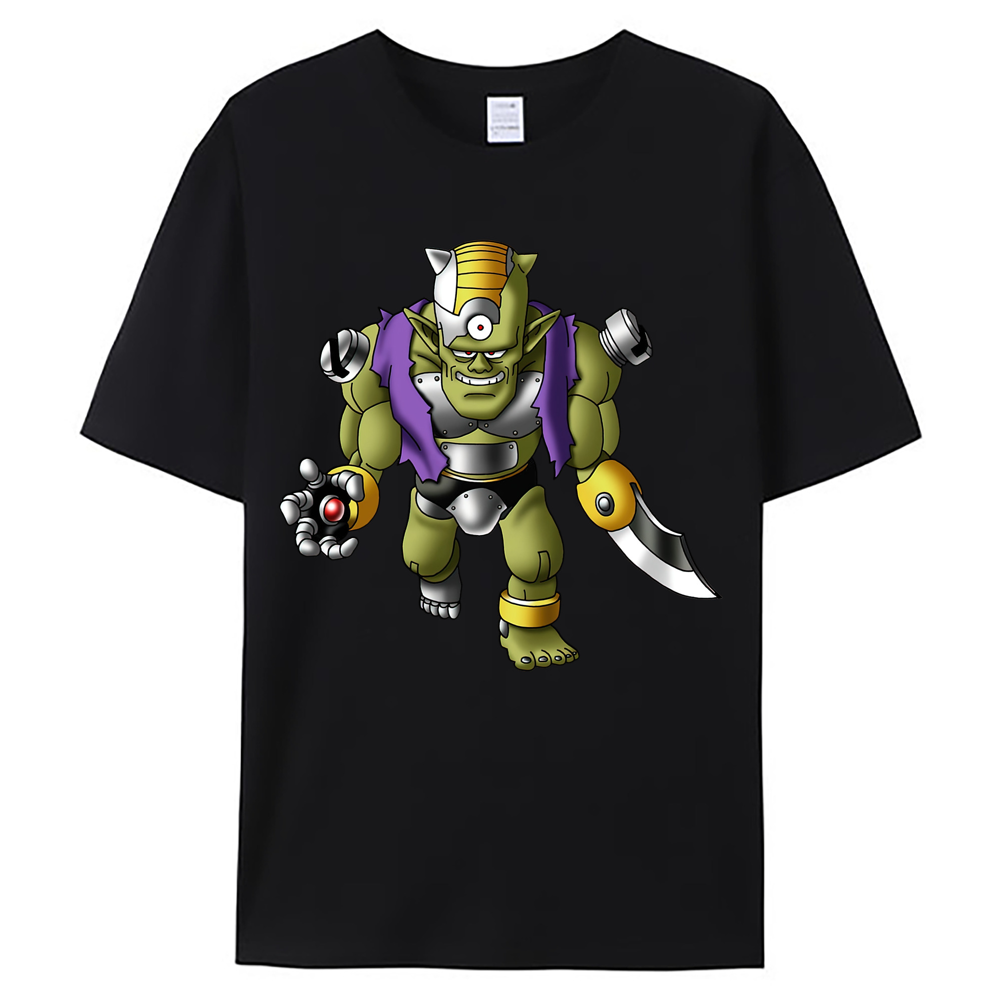 （画像用） ドラゴンクエスト Doragon Kuesuto Dragon Quest 綿100％ メンズ半袖Tシャツ｜肌触りやわらか＆通気性