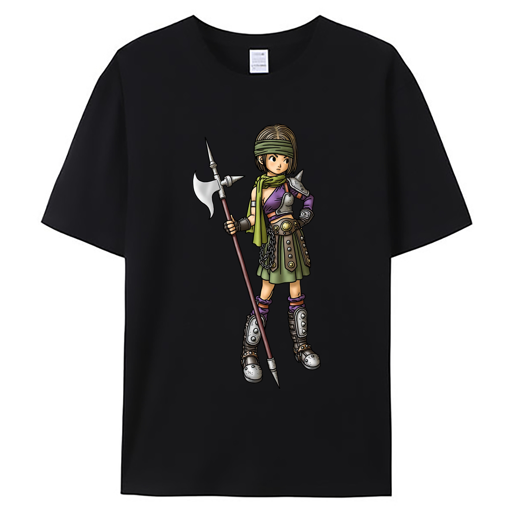 （画像用） ドラゴンクエスト Doragon Kuesuto Dragon Quest 綿100％ メンズ半袖Tシャツ｜肌触りやわらか＆通気性