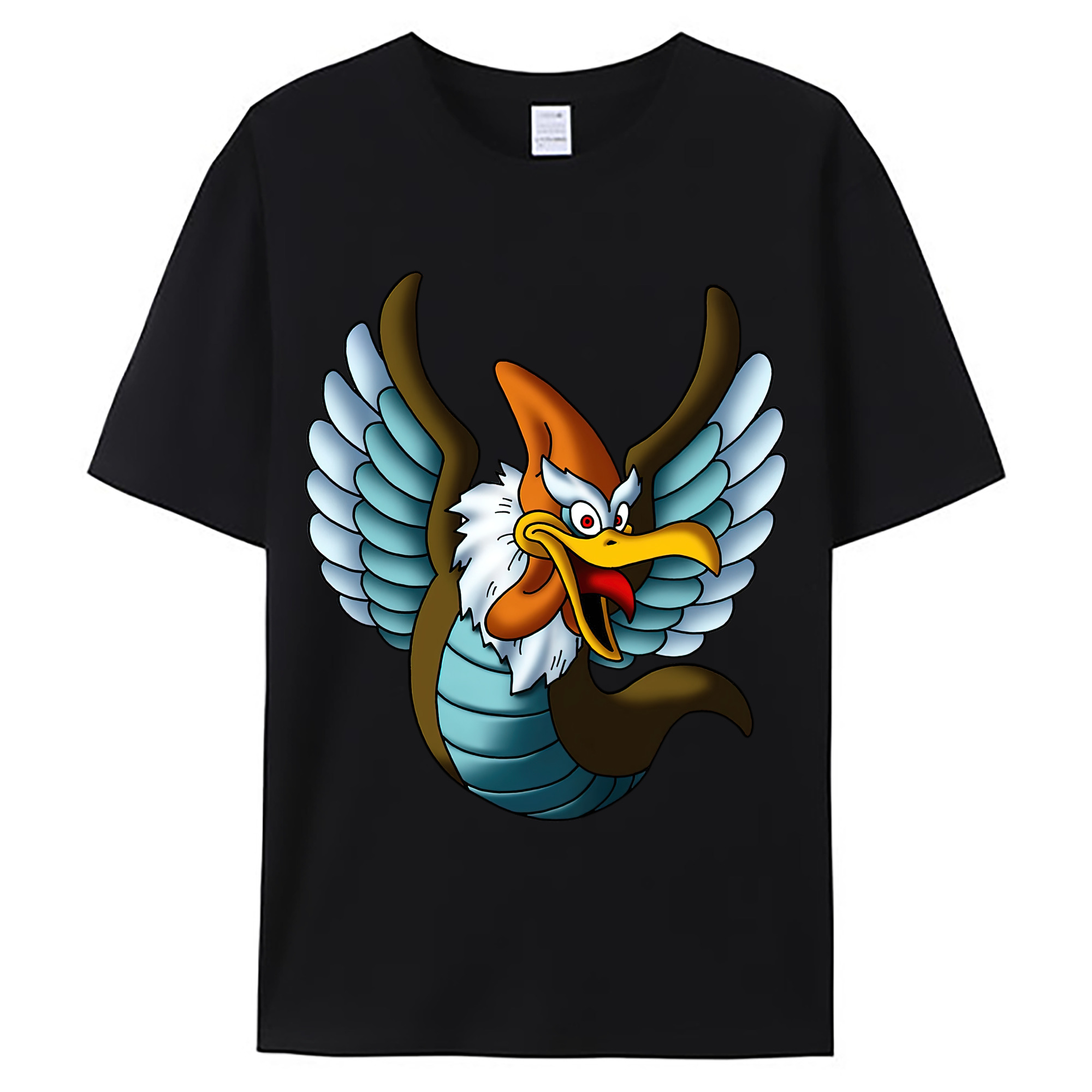 （画像用） ドラゴンクエスト Doragon Kuesuto Dragon Quest 綿100％ メンズ半袖Tシャツ｜肌触りやわらか＆通気性