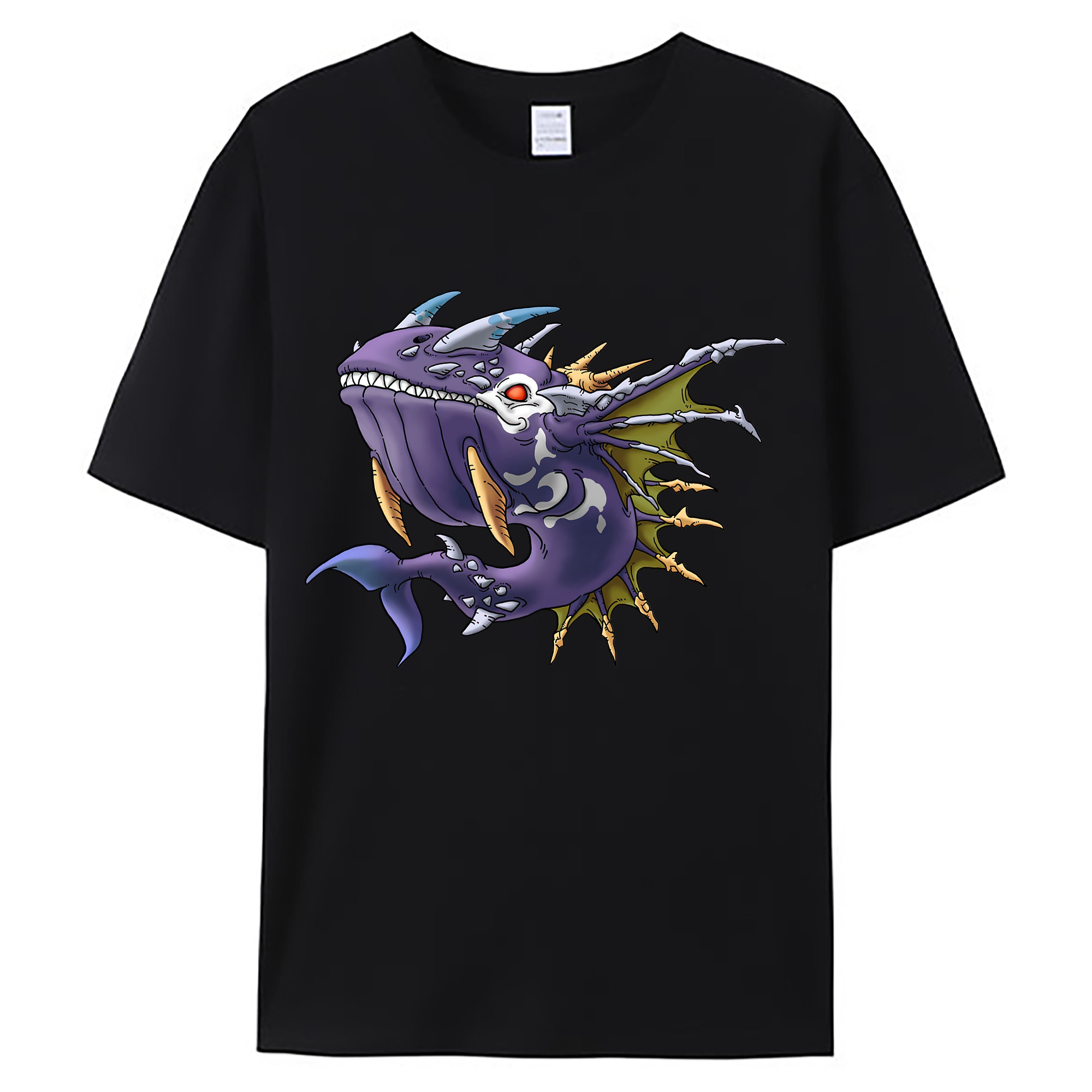 （画像用） ドラゴンクエスト Doragon Kuesuto Dragon Quest 綿100％ メンズ半袖Tシャツ｜肌触りやわらか＆通気性