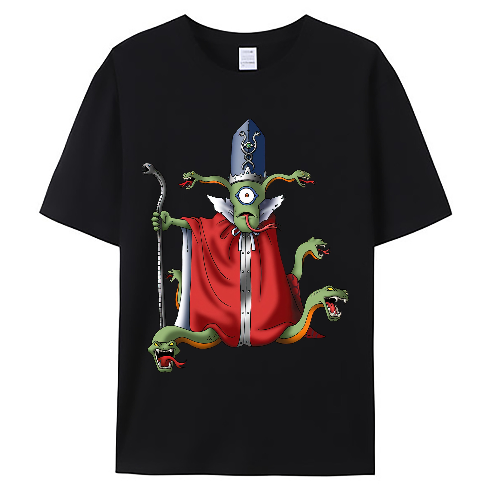 （画像用） ドラゴンクエスト Doragon Kuesuto Dragon Quest 綿100％ メンズ半袖Tシャツ｜肌触りやわらか＆通気性