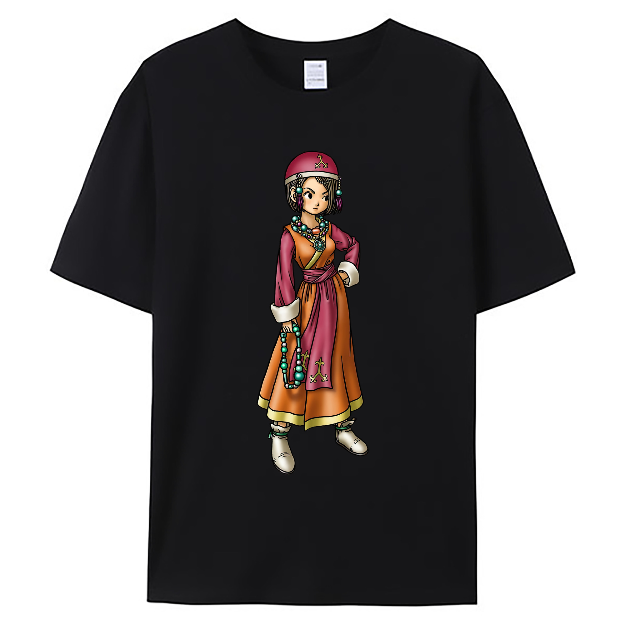 （画像用） ドラゴンクエスト Doragon Kuesuto Dragon Quest 綿100％ メンズ半袖Tシャツ｜肌触りやわらか＆通気性