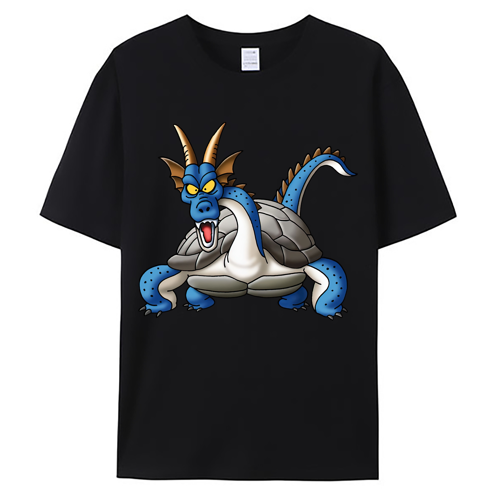 （画像用） ドラゴンクエスト Doragon Kuesuto Dragon Quest 綿100％ メンズ半袖Tシャツ｜肌触りやわらか＆通気性