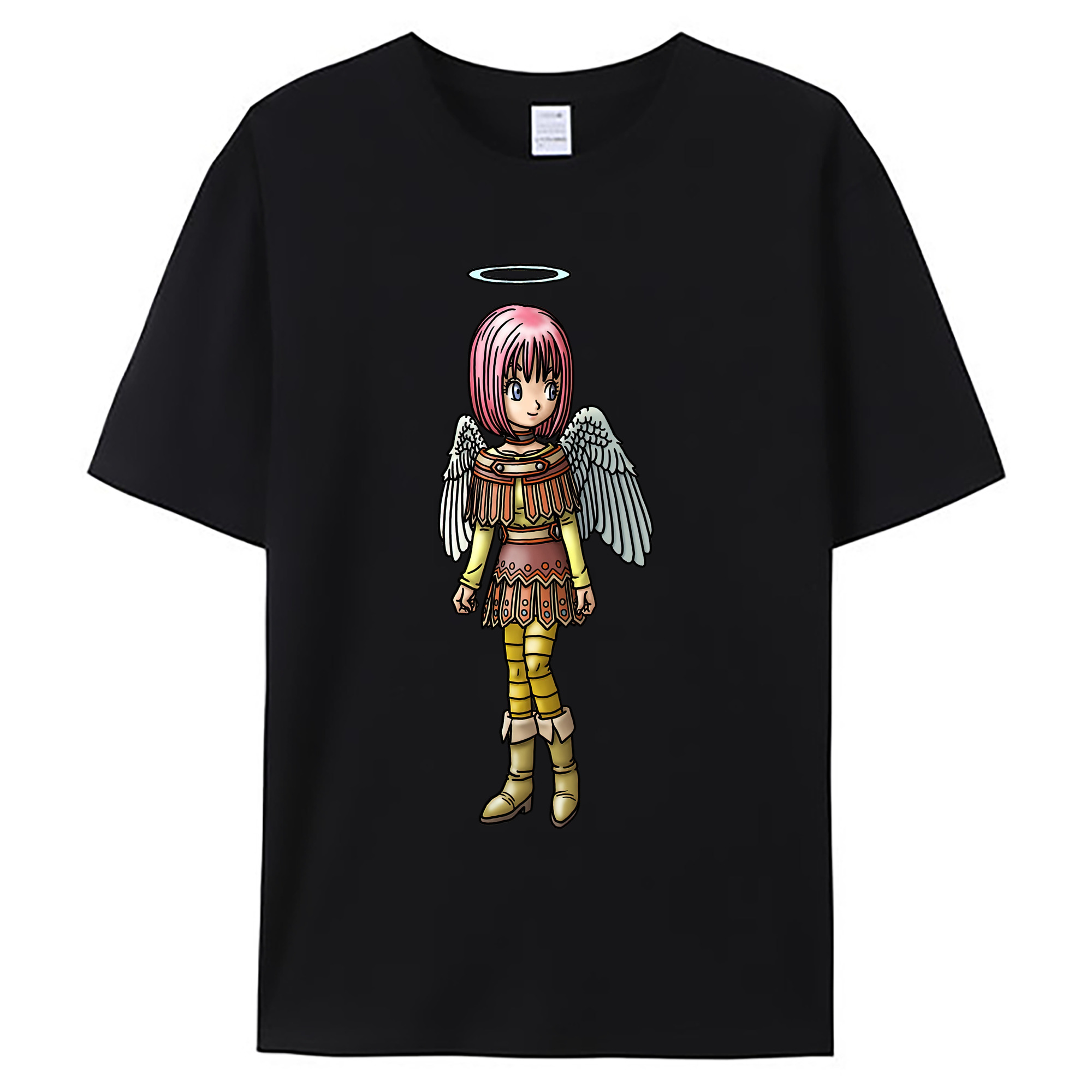 （画像用） ドラゴンクエスト Doragon Kuesuto Dragon Quest 綿100％ メンズ半袖Tシャツ｜肌触りやわらか＆通気性