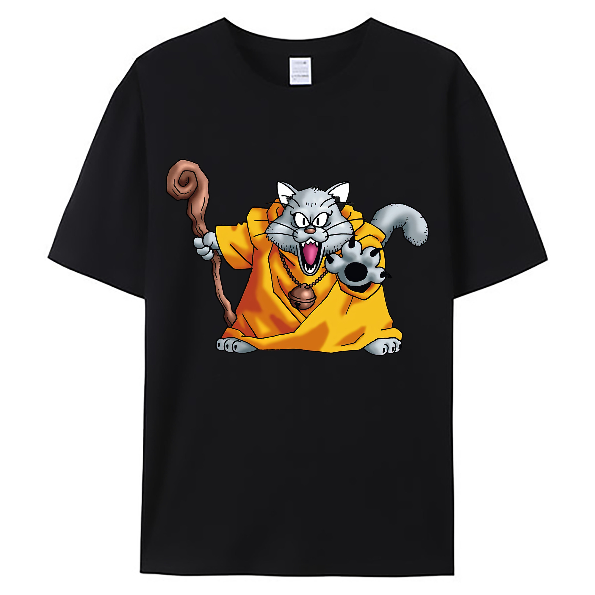 （画像用） ドラゴンクエスト Doragon Kuesuto Dragon Quest 綿100％ メンズ半袖Tシャツ｜肌触りやわらか＆通気性