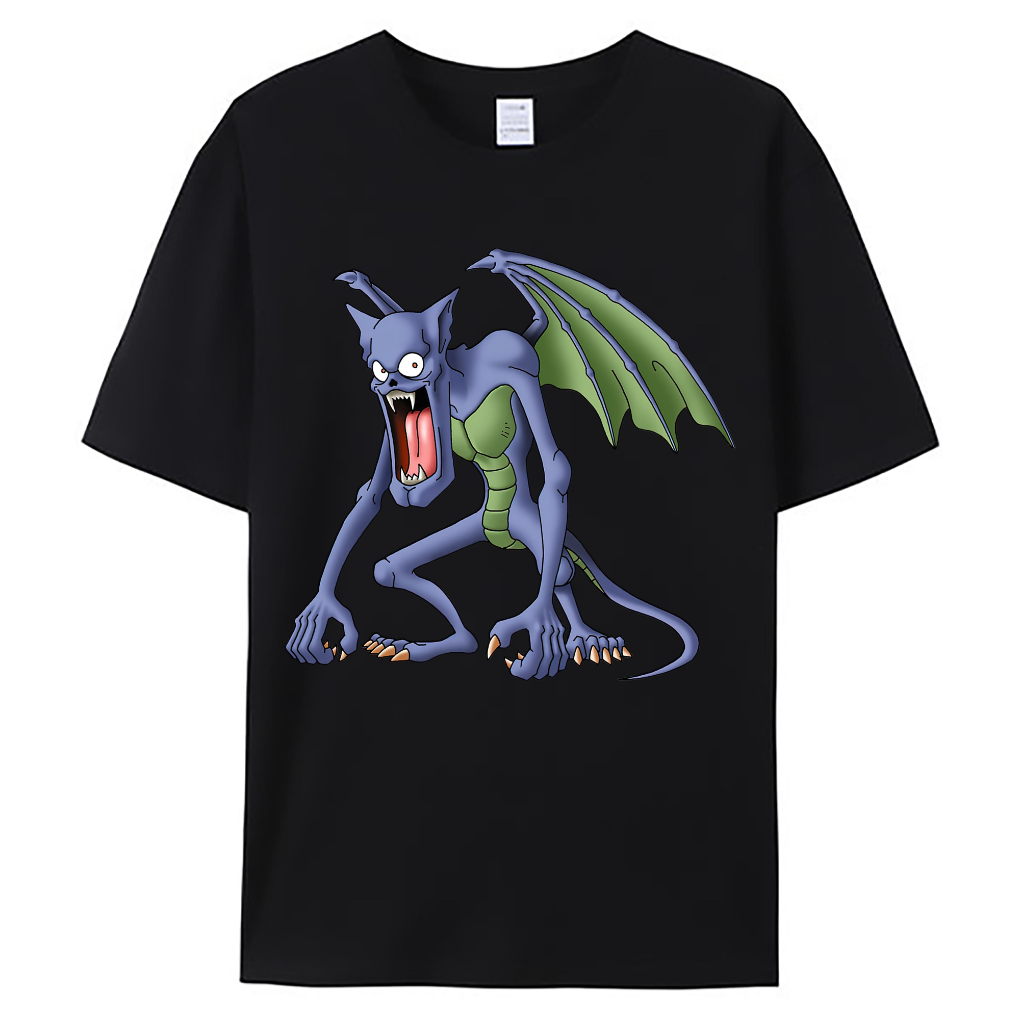 （画像用） ドラゴンクエスト Doragon Kuesuto Dragon Quest 綿100％ メンズ半袖Tシャツ｜肌触りやわらか＆通気性