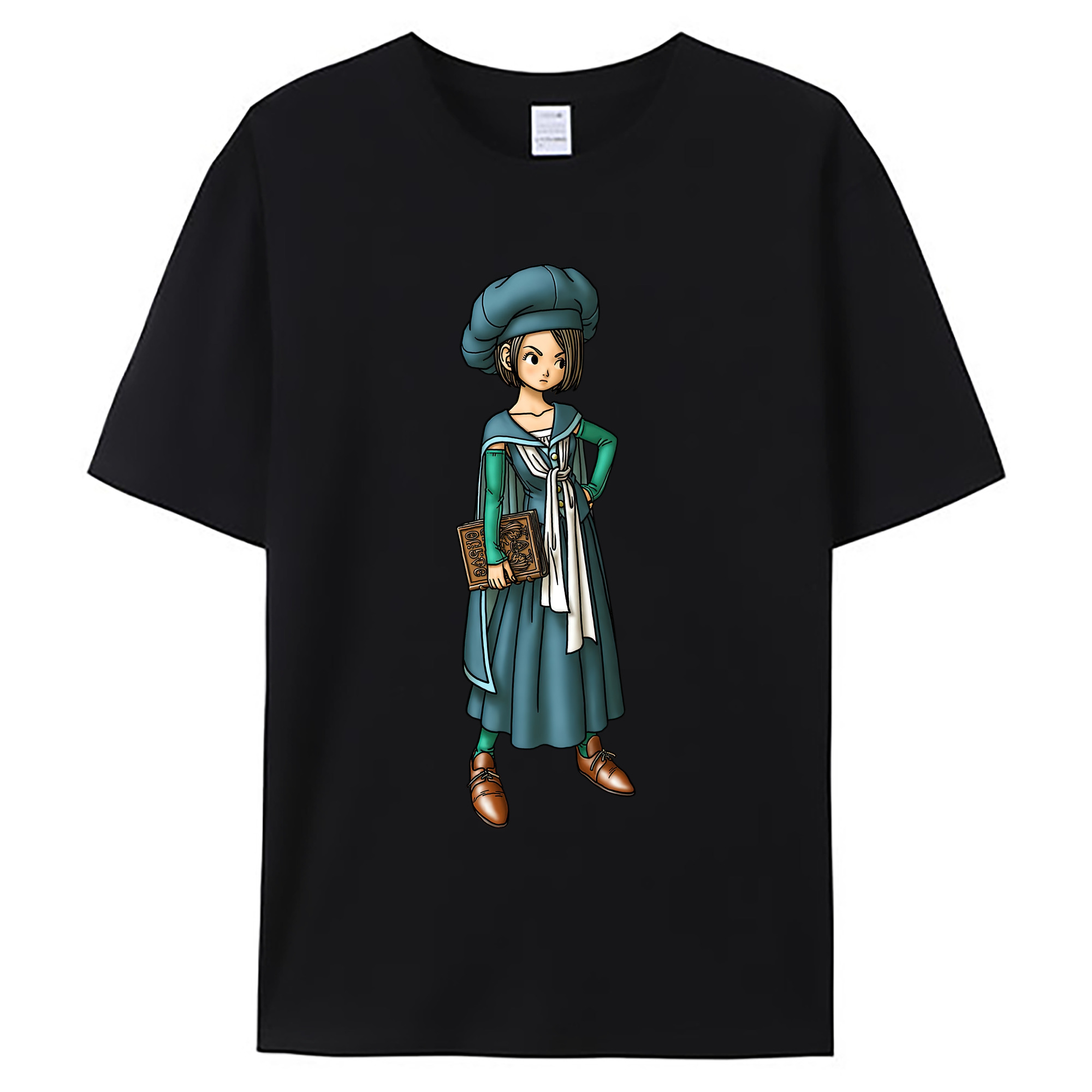 （画像用） ドラゴンクエスト Doragon Kuesuto Dragon Quest 綿100％ メンズ半袖Tシャツ｜肌触りやわらか＆通気性