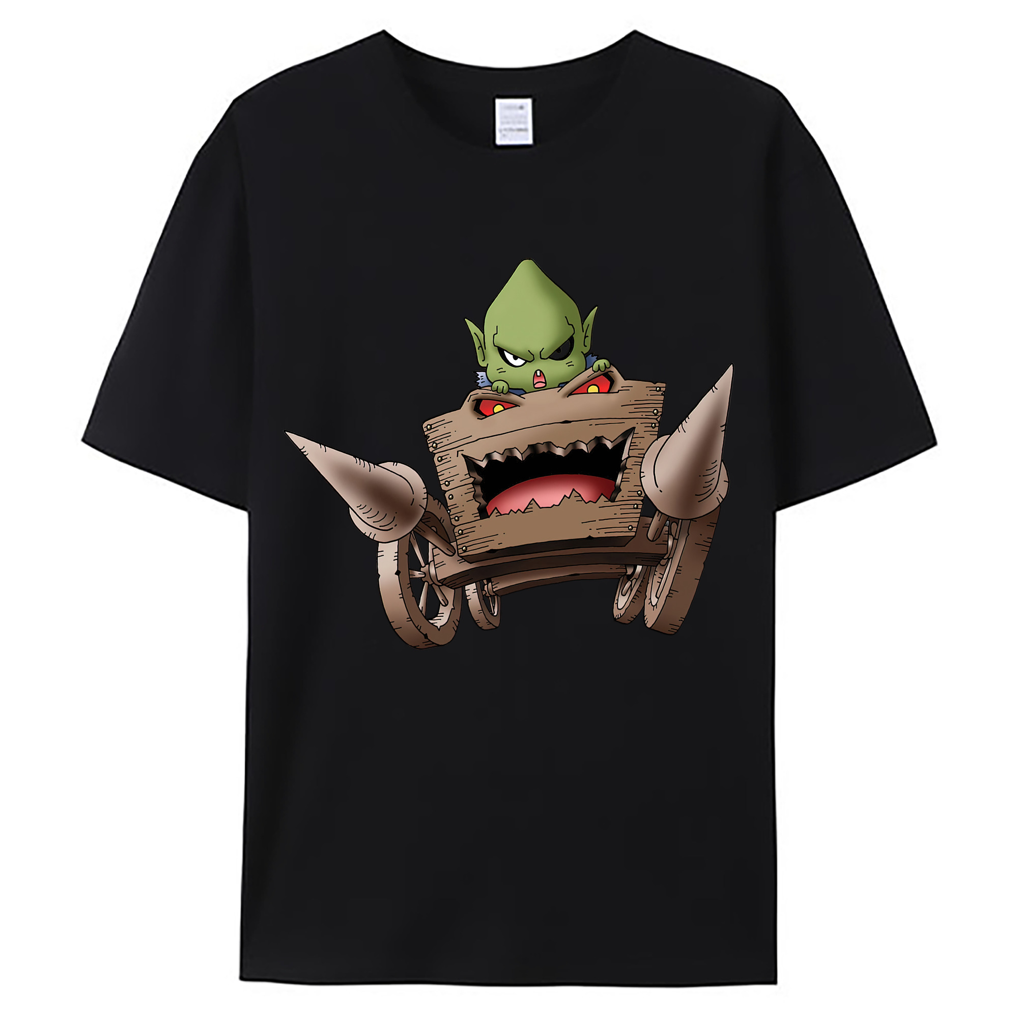 （画像用） ドラゴンクエスト Doragon Kuesuto Dragon Quest 綿100％ メンズ半袖Tシャツ｜肌触りやわらか＆通気性