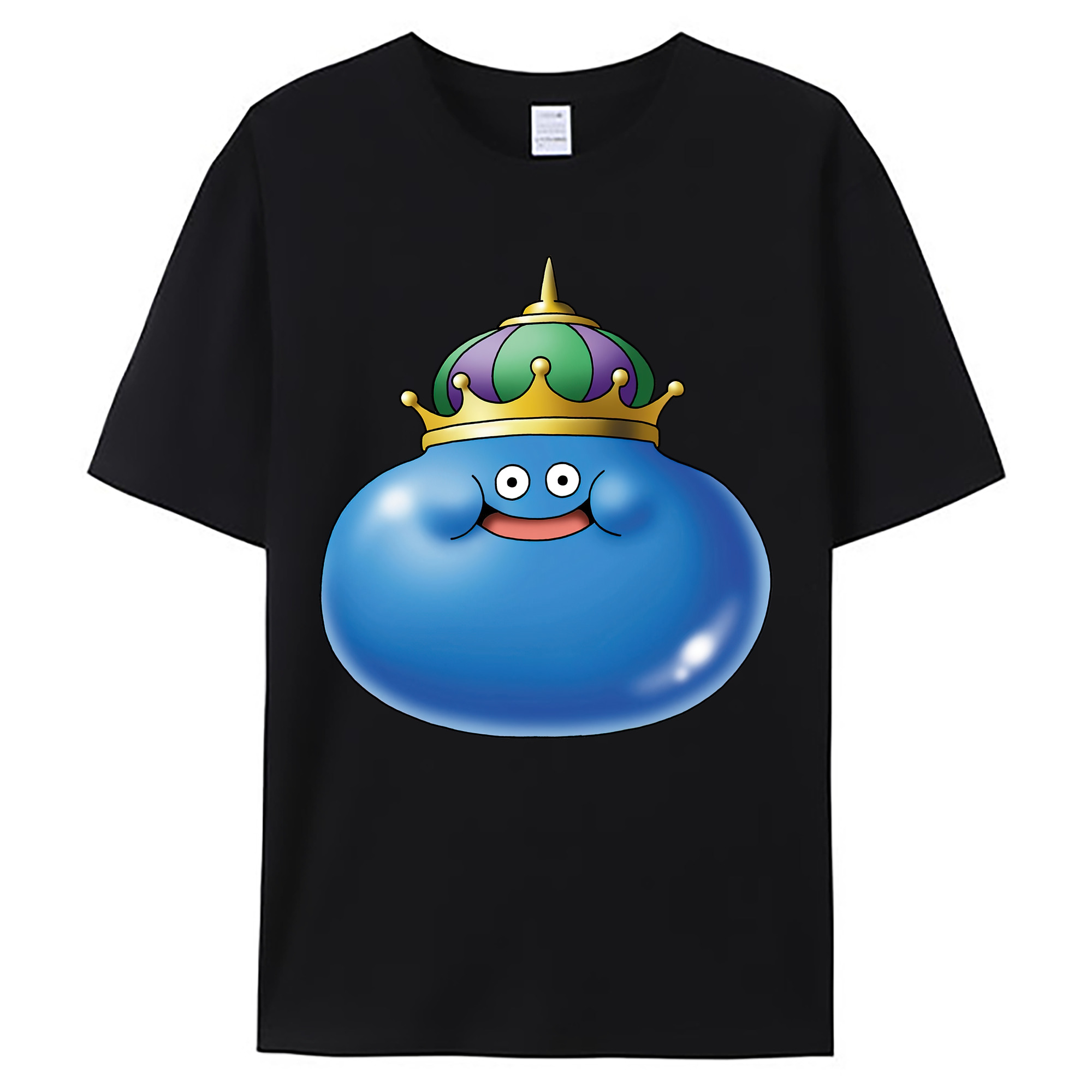 （画像用） ドラゴンクエスト Doragon Kuesuto Dragon Quest 綿100％ メンズ半袖Tシャツ｜肌触りやわらか＆通気性