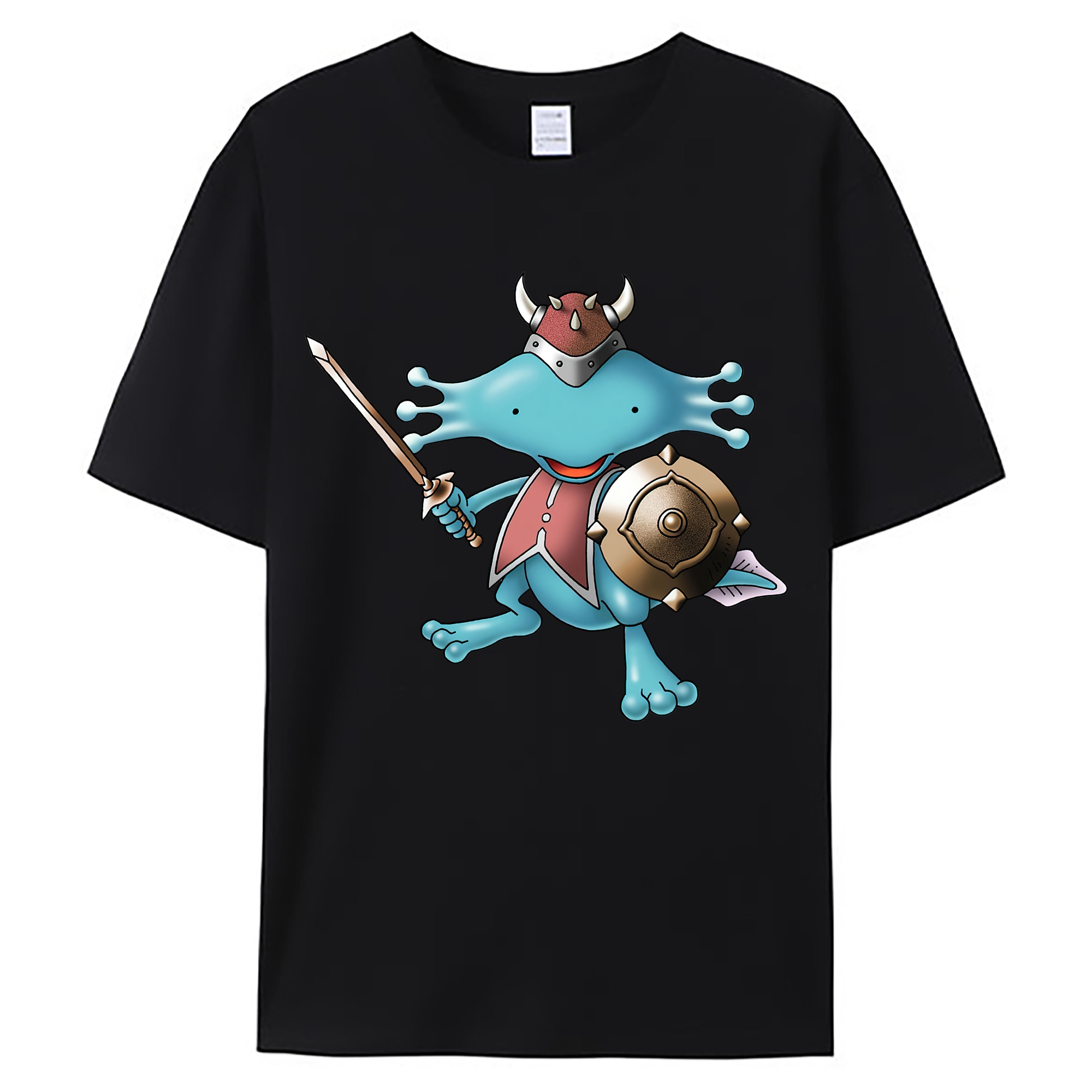 （画像用） ドラゴンクエスト Doragon Kuesuto Dragon Quest 綿100％ メンズ半袖Tシャツ｜肌触りやわらか＆通気性