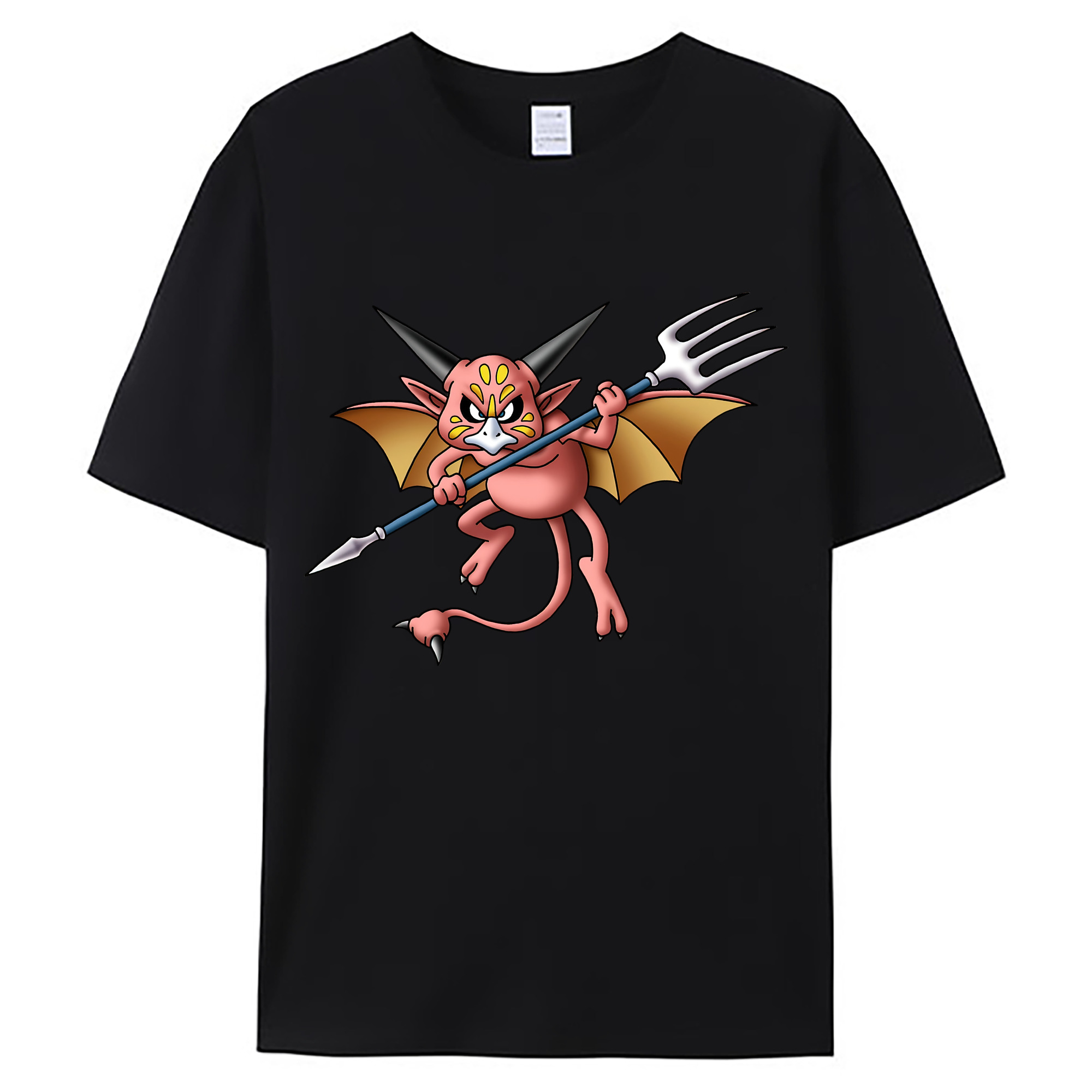 （画像用） ドラゴンクエスト Doragon Kuesuto Dragon Quest 綿100％ メンズ半袖Tシャツ｜肌触りやわらか＆通気性