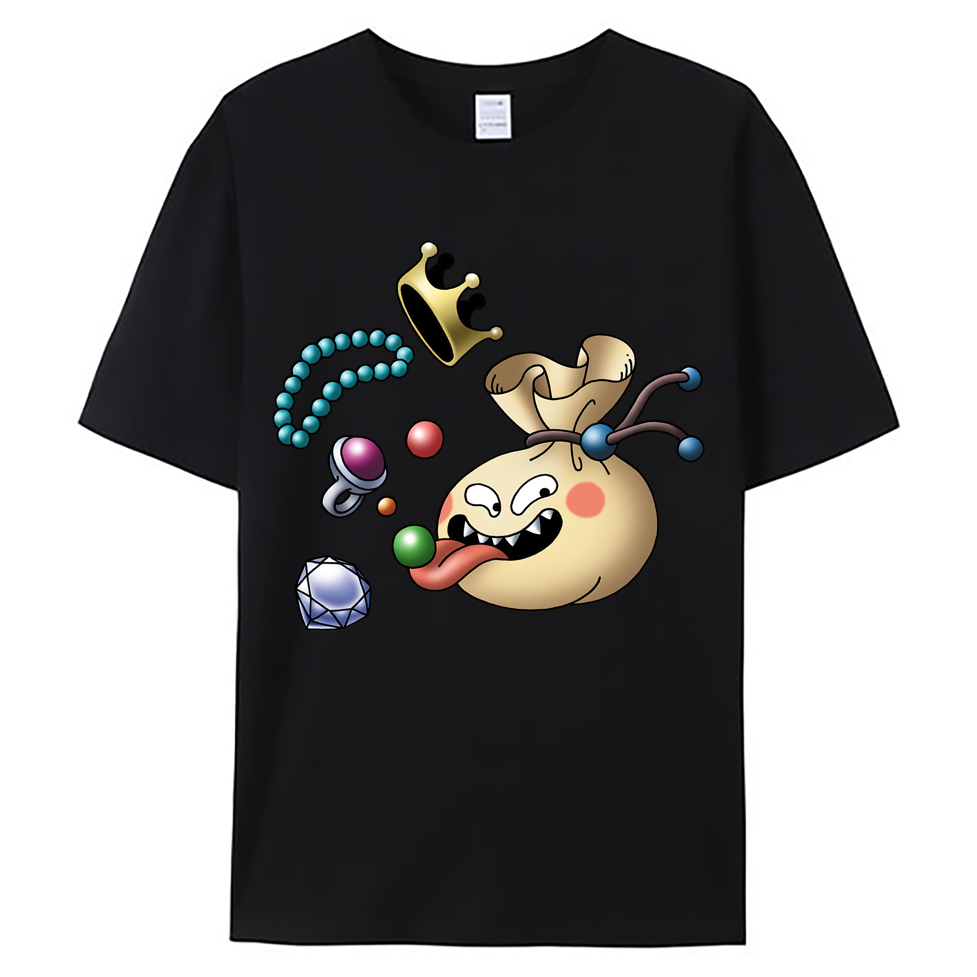 （画像用） ドラゴンクエスト Doragon Kuesuto Dragon Quest 綿100％ メンズ半袖Tシャツ｜肌触りやわらか＆通気性
