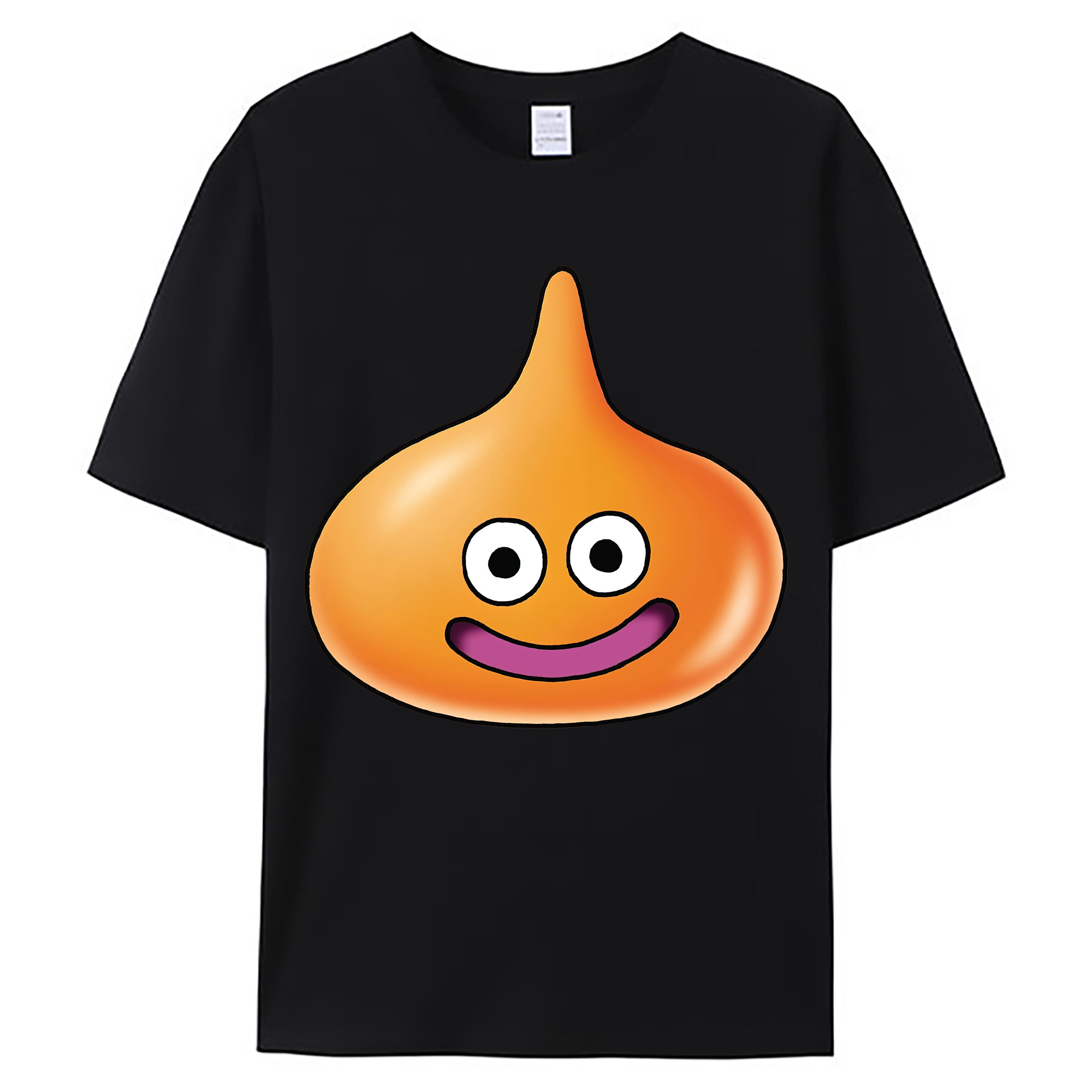 （画像用） ドラゴンクエスト Doragon Kuesuto Dragon Quest 綿100％ メンズ半袖Tシャツ｜肌触りやわらか＆通気性