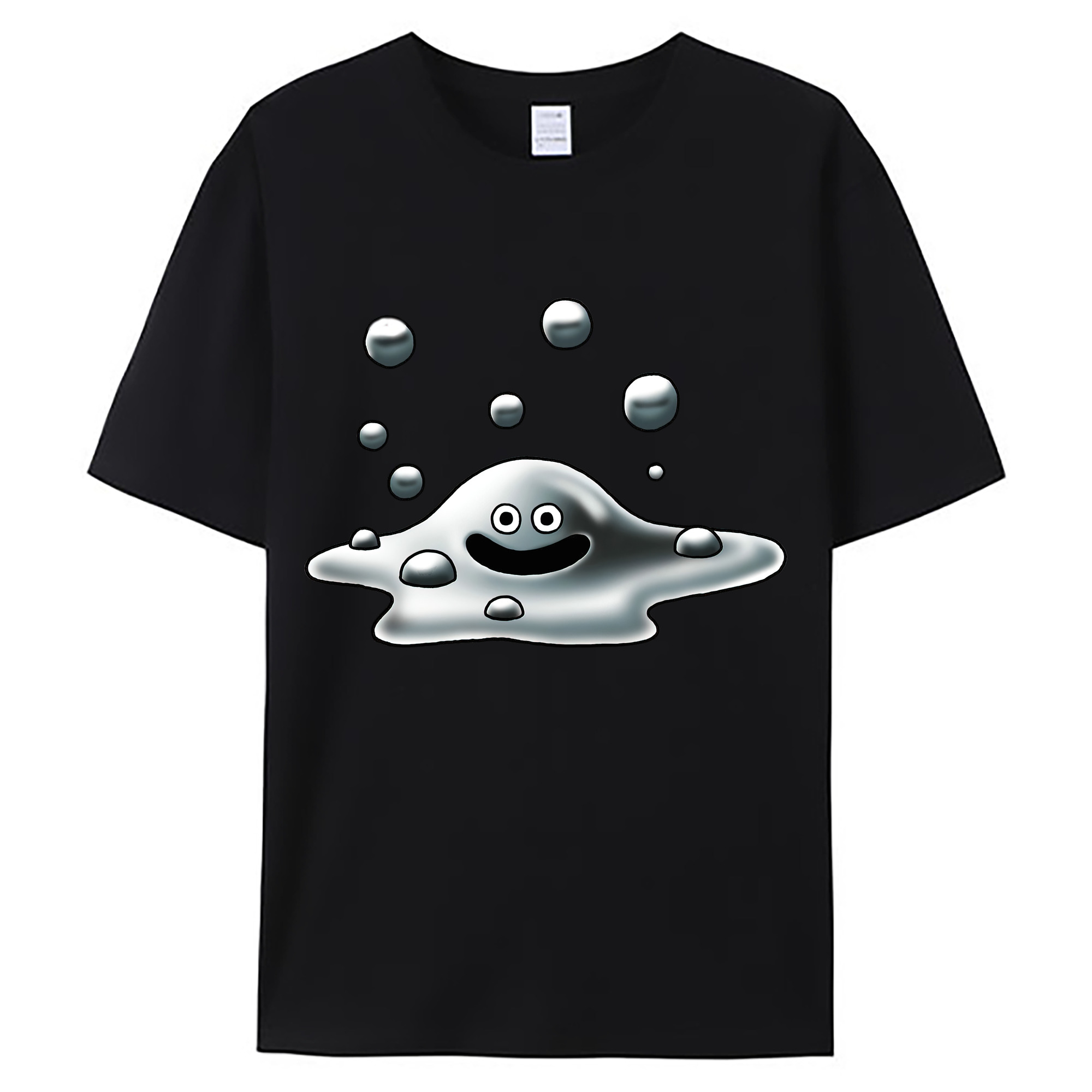 （画像用） ドラゴンクエスト Doragon Kuesuto Dragon Quest 綿100％ メンズ半袖Tシャツ｜肌触りやわらか＆通気性