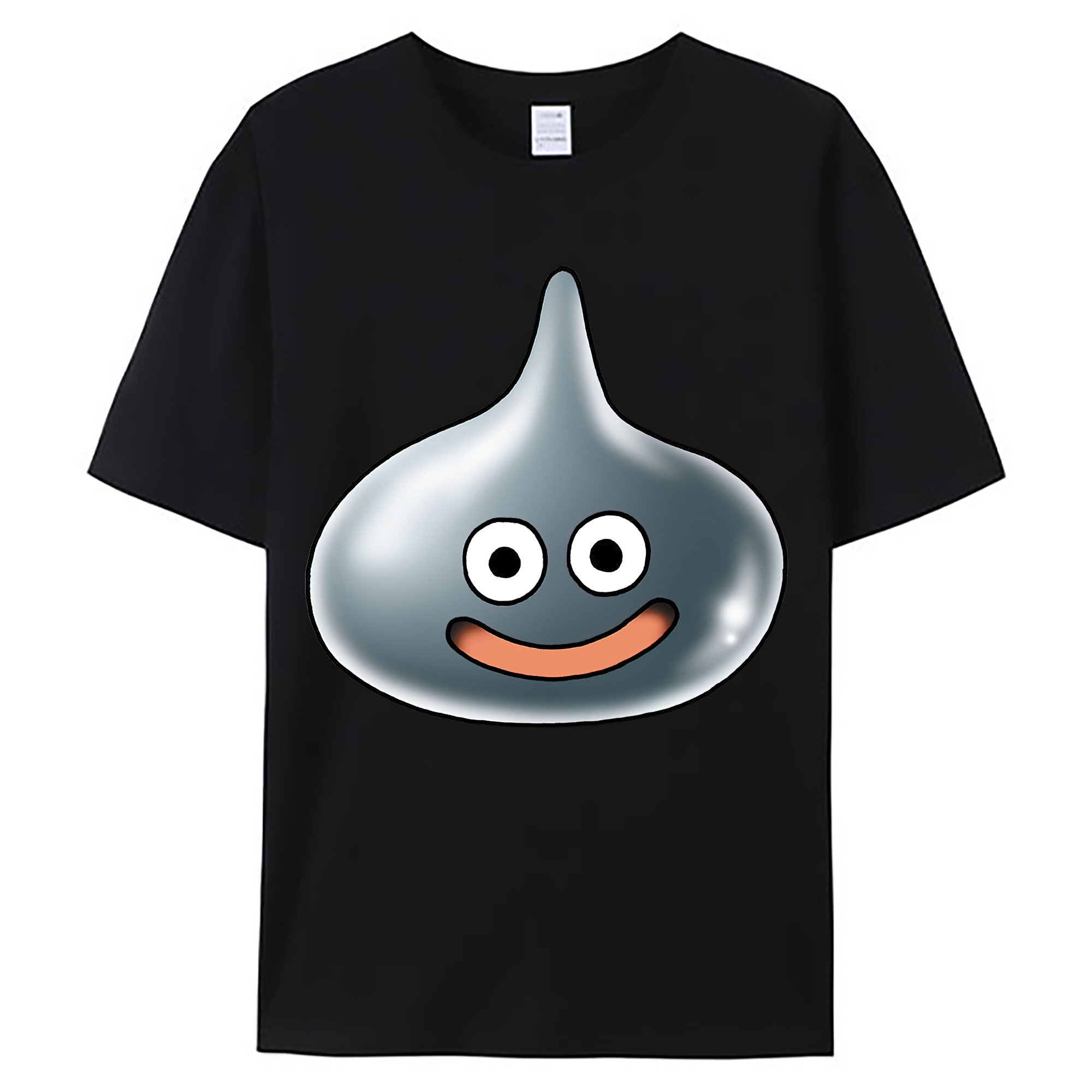 （画像用） ドラゴンクエスト Doragon Kuesuto Dragon Quest 綿100％ メンズ半袖Tシャツ｜肌触りやわらか＆通気性