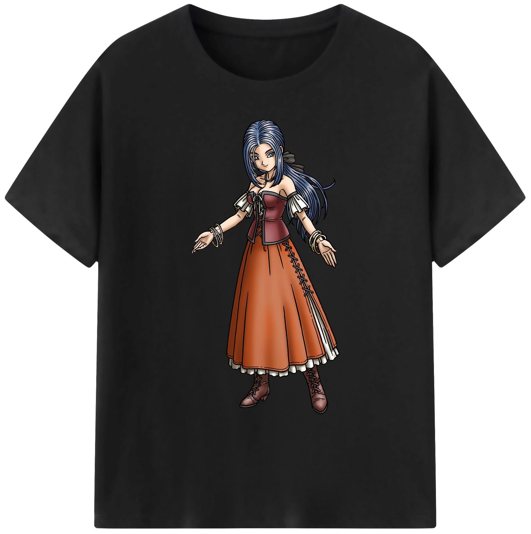 （画像用） ドラゴンクエスト Doragon Kuesuto Dragon Quest 綿100％ メンズ半袖Tシャツ｜肌触りやわらか＆通気性