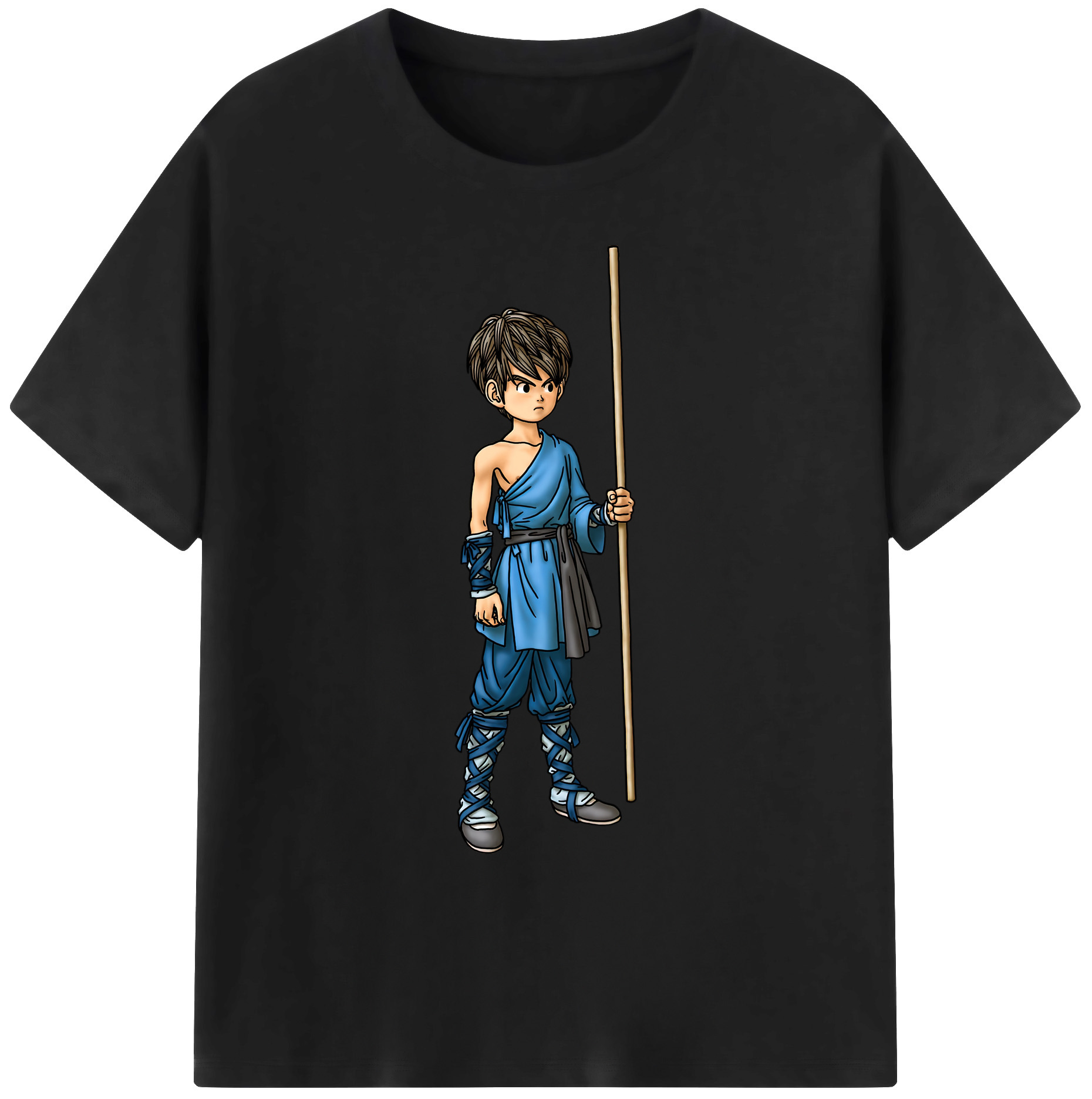 （画像用） ドラゴンクエスト Doragon Kuesuto Dragon Quest 綿100％ メンズ半袖Tシャツ｜肌触りやわらか＆通気性