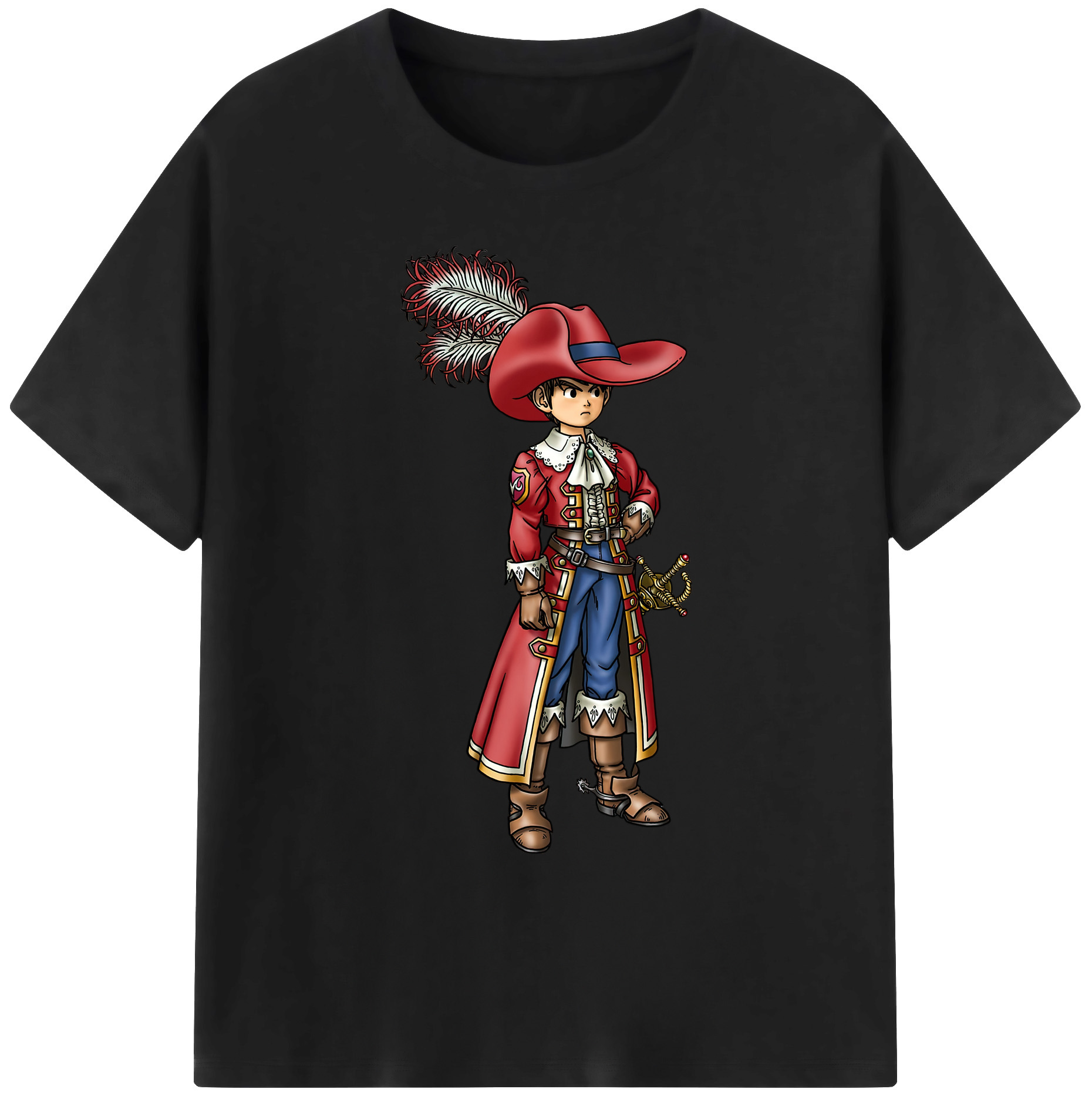 （画像用） ドラゴンクエスト Doragon Kuesuto Dragon Quest 綿100％ メンズ半袖Tシャツ｜肌触りやわらか＆通気性