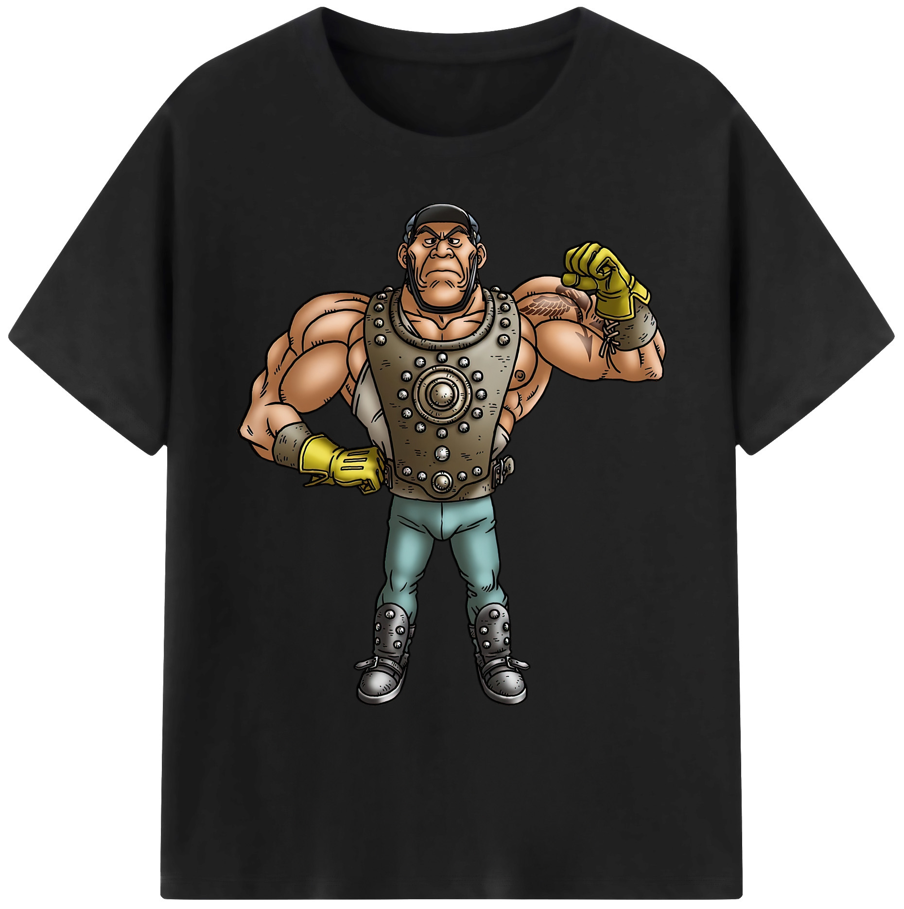 （画像用） ドラゴンクエスト Doragon Kuesuto Dragon Quest 綿100％ メンズ半袖Tシャツ｜肌触りやわらか＆通気性