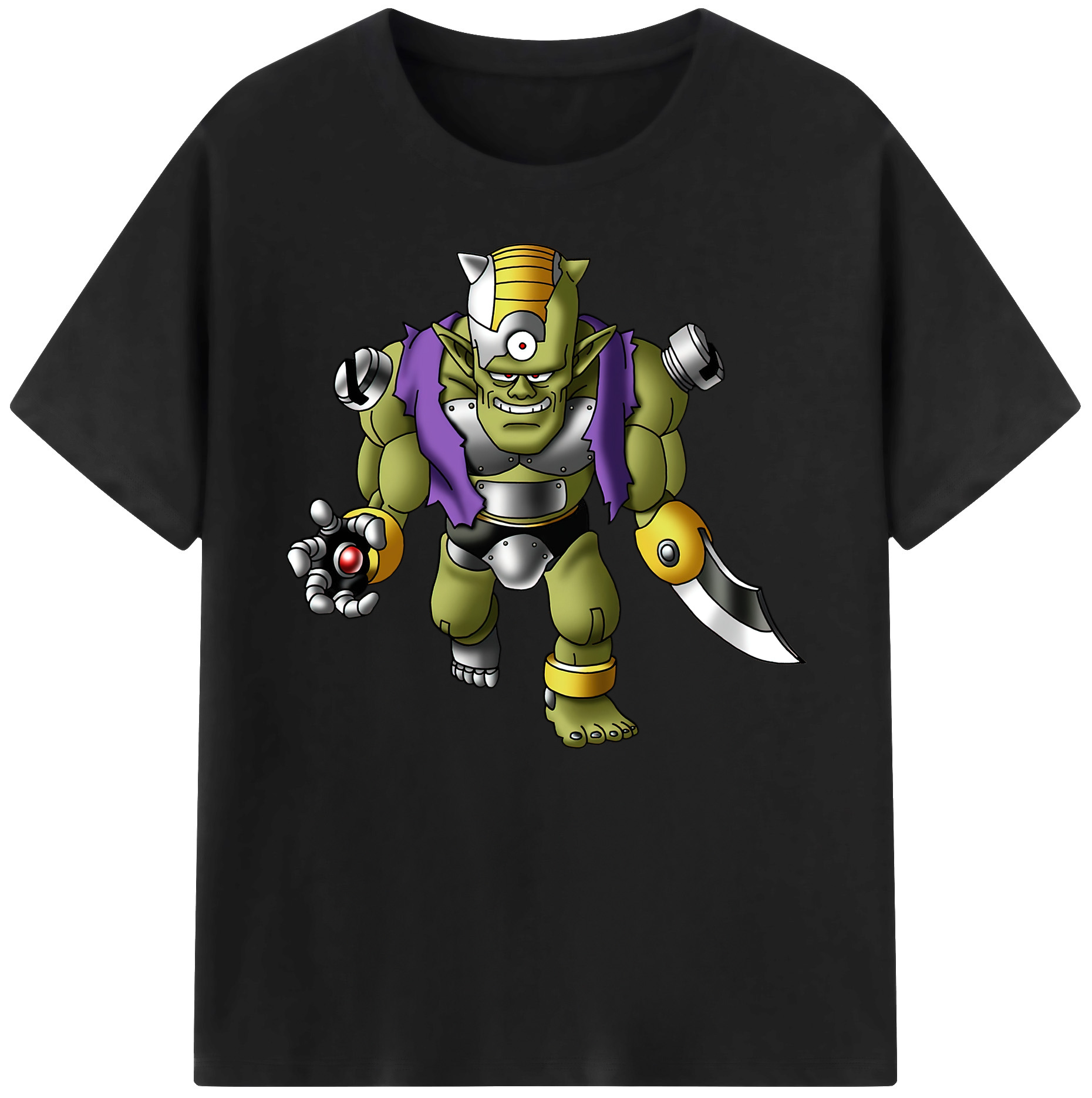 （画像用） ドラゴンクエスト Doragon Kuesuto Dragon Quest 綿100％ メンズ半袖Tシャツ｜肌触りやわらか＆通気性