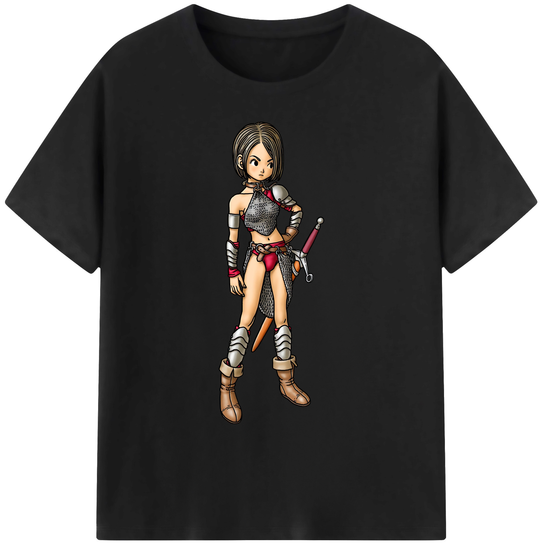 （画像用） ドラゴンクエスト Doragon Kuesuto Dragon Quest 綿100％ メンズ半袖Tシャツ｜肌触りやわらか＆通気性