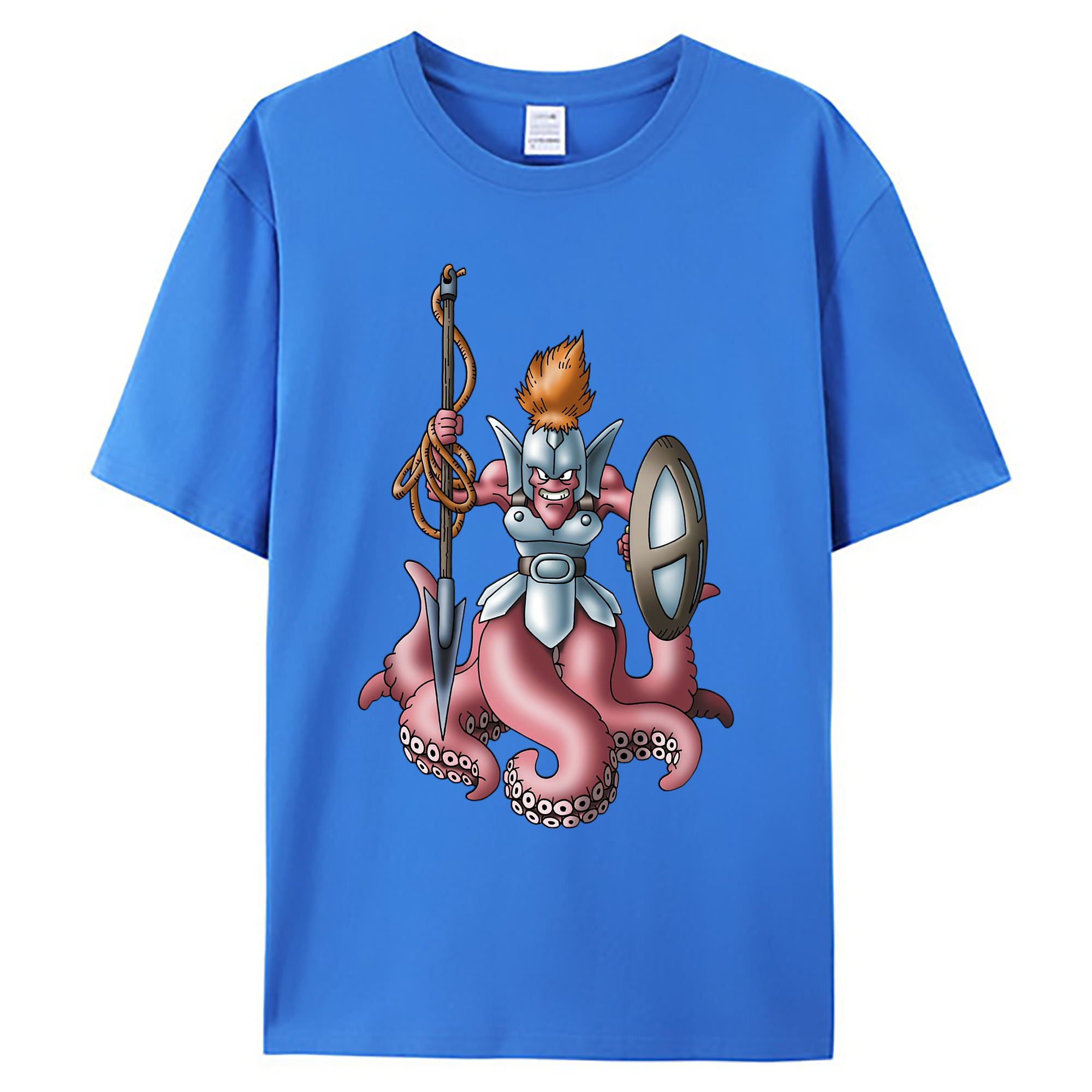 （画像用） ドラゴンクエスト Doragon Kuesuto Dragon Quest 綿100％ メンズ半袖Tシャツ｜肌触りやわらか＆通気性