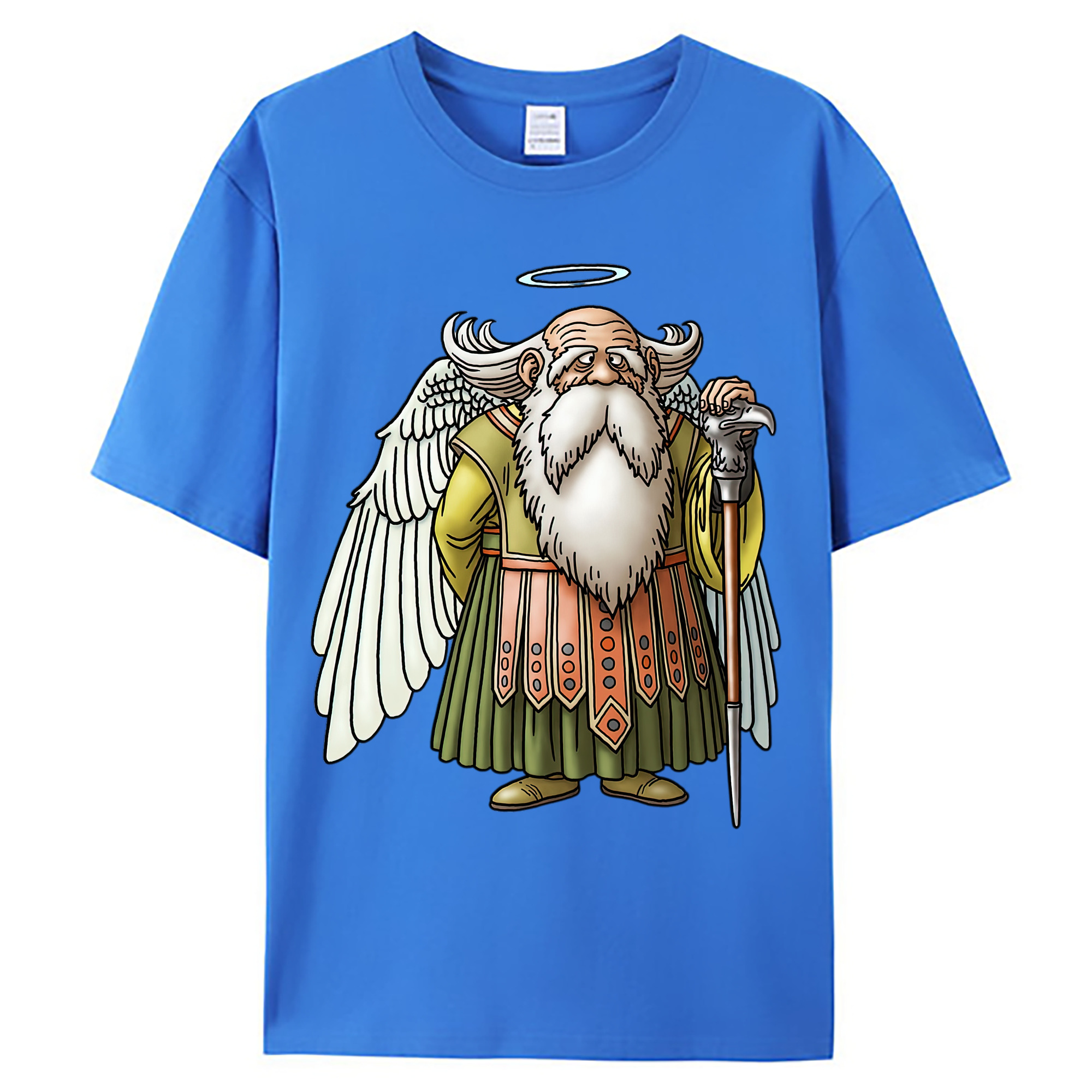 （画像用） ドラゴンクエスト Doragon Kuesuto Dragon Quest 綿100％ メンズ半袖Tシャツ｜肌触りやわらか＆通気性