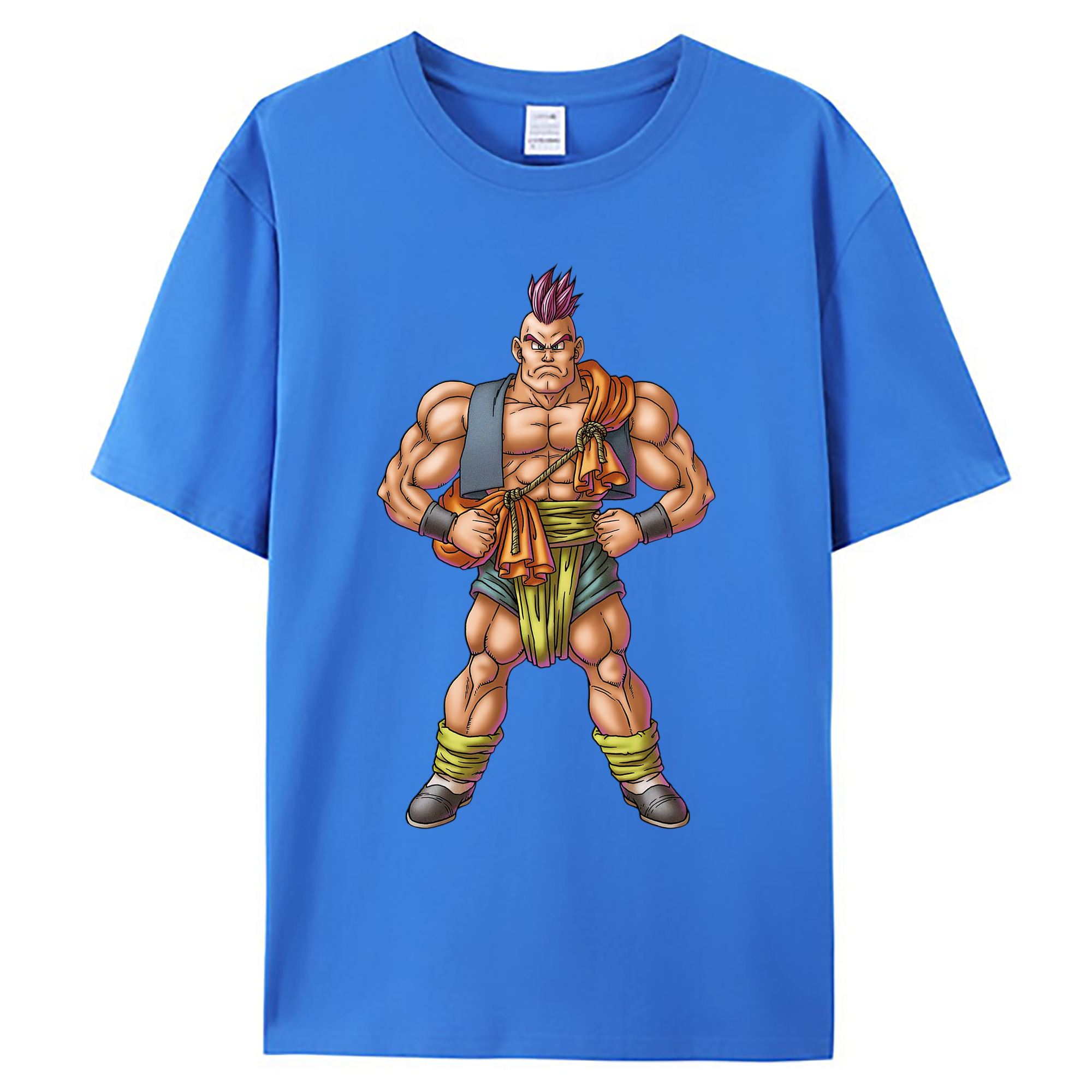 （画像用） ドラゴンクエスト Doragon Kuesuto Dragon Quest 綿100％ メンズ半袖Tシャツ｜肌触りやわらか＆通気性