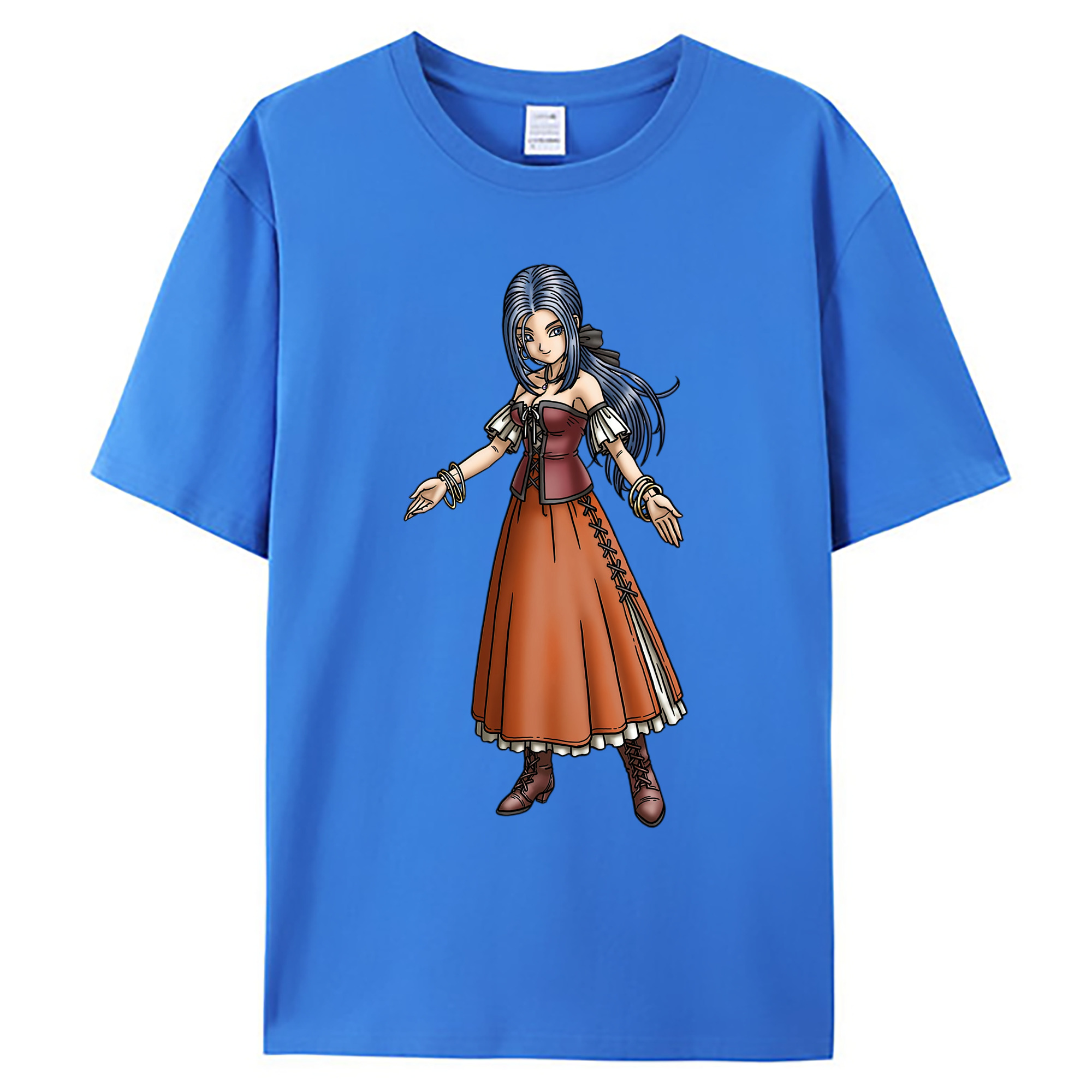 （画像用） ドラゴンクエスト Doragon Kuesuto Dragon Quest 綿100％ メンズ半袖Tシャツ｜肌触りやわらか＆通気性