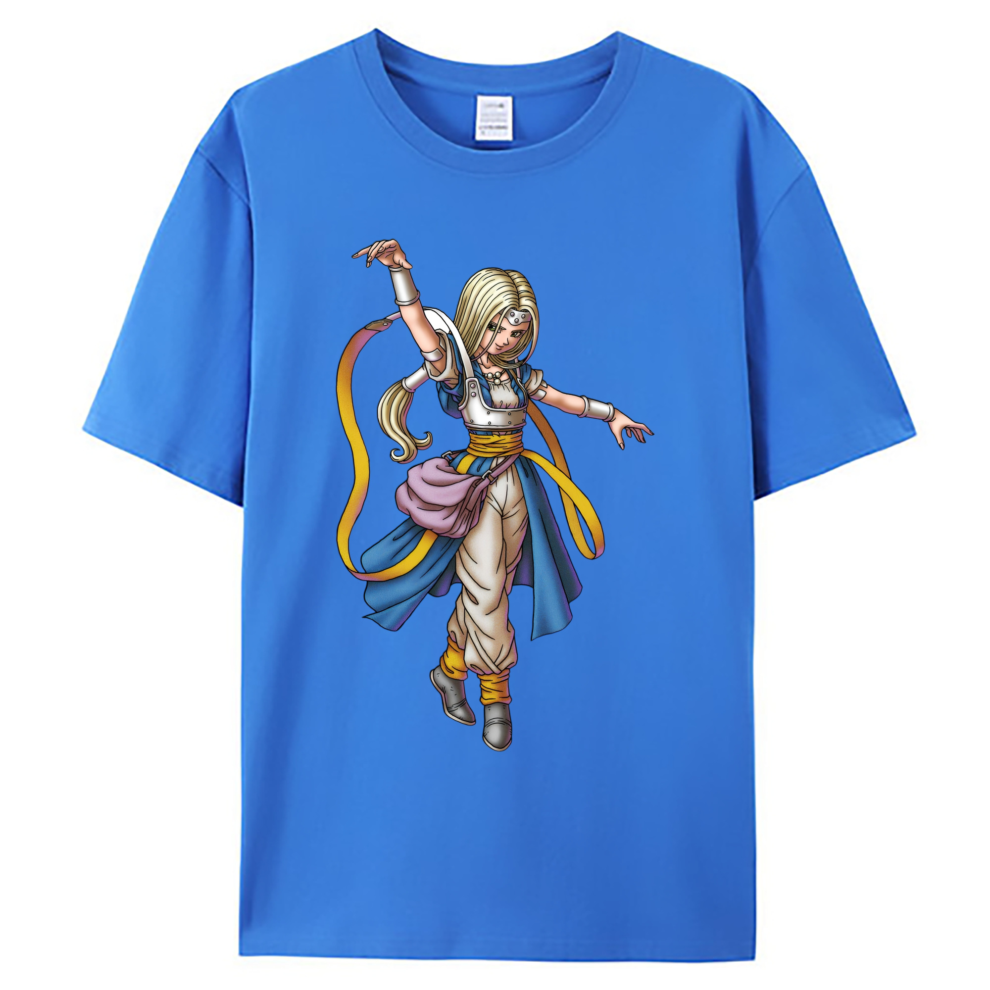（画像用） ドラゴンクエスト Doragon Kuesuto Dragon Quest 綿100％ メンズ半袖Tシャツ｜肌触りやわらか＆通気性