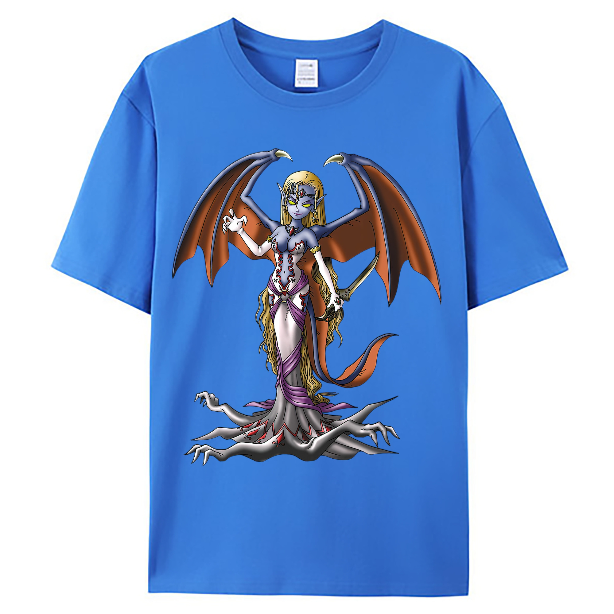 （画像用） ドラゴンクエスト Doragon Kuesuto Dragon Quest 綿100％ メンズ半袖Tシャツ｜肌触りやわらか＆通気性