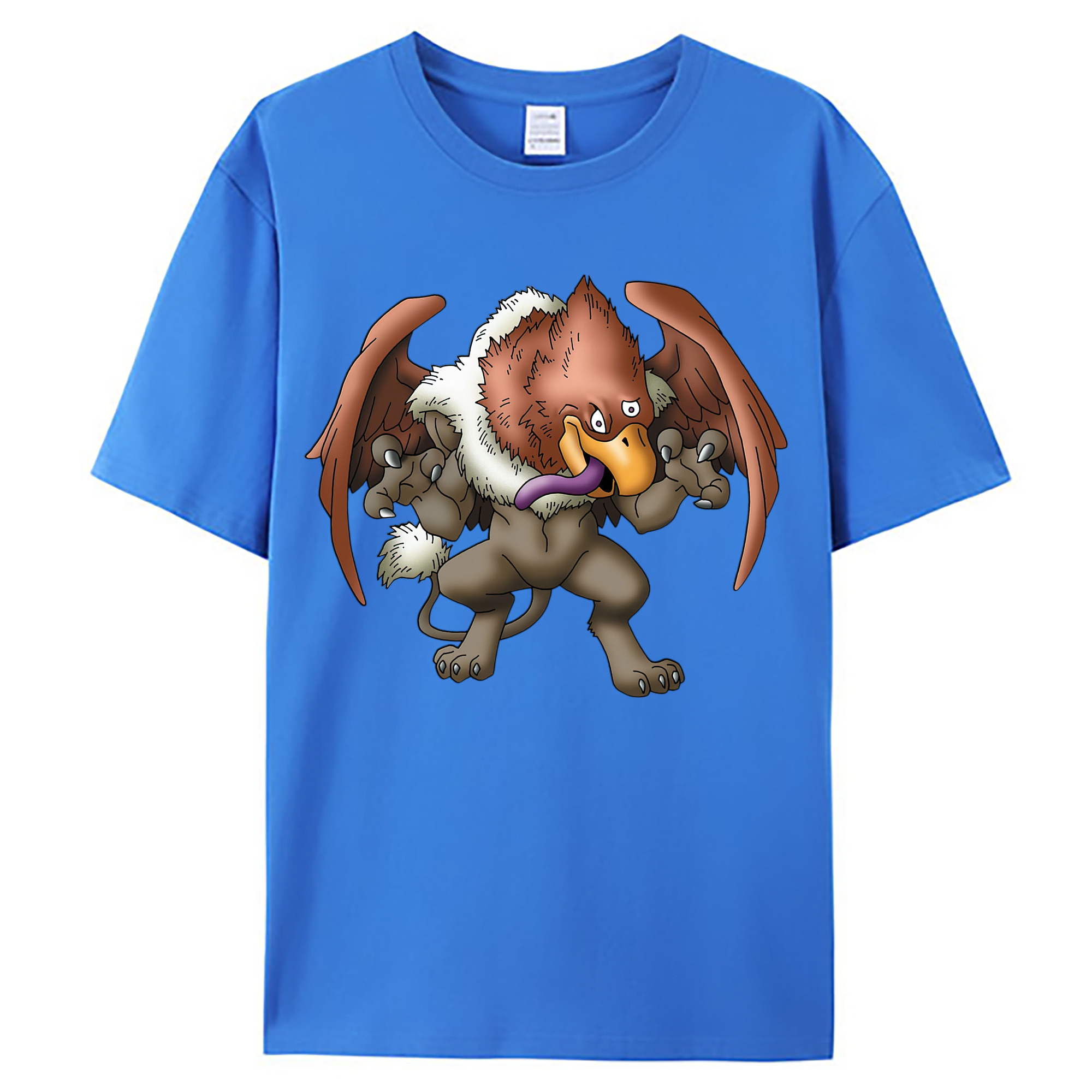 （画像用） ドラゴンクエスト Doragon Kuesuto Dragon Quest 綿100％ メンズ半袖Tシャツ｜肌触りやわらか＆通気性