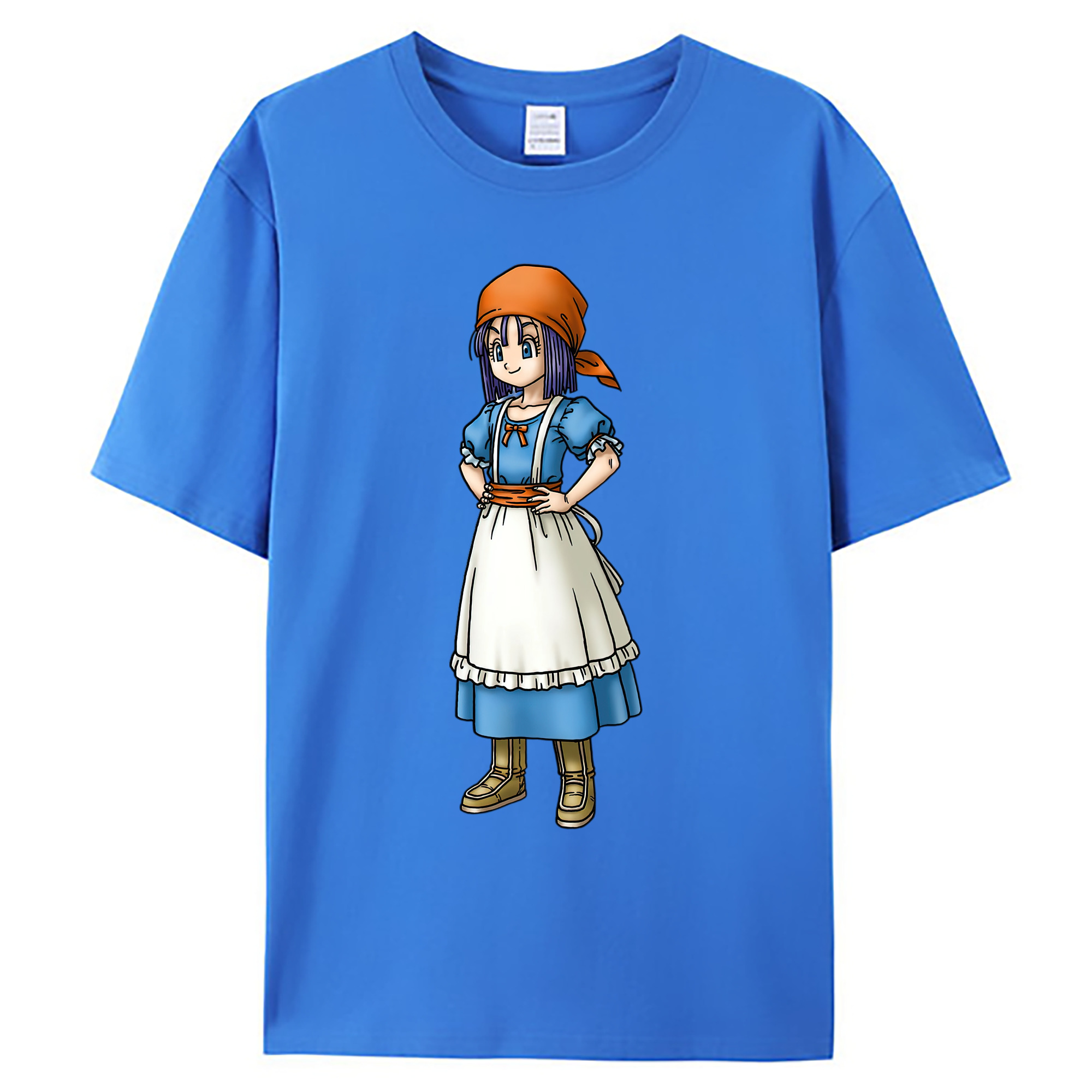 （画像用） ドラゴンクエスト Doragon Kuesuto Dragon Quest 綿100％ メンズ半袖Tシャツ｜肌触りやわらか＆通気性