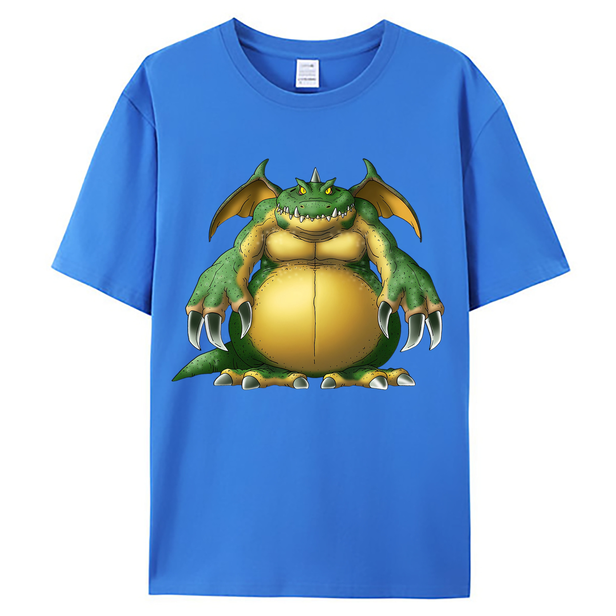 （画像用） ドラゴンクエスト Doragon Kuesuto Dragon Quest 綿100％ メンズ半袖Tシャツ｜肌触りやわらか＆通気性