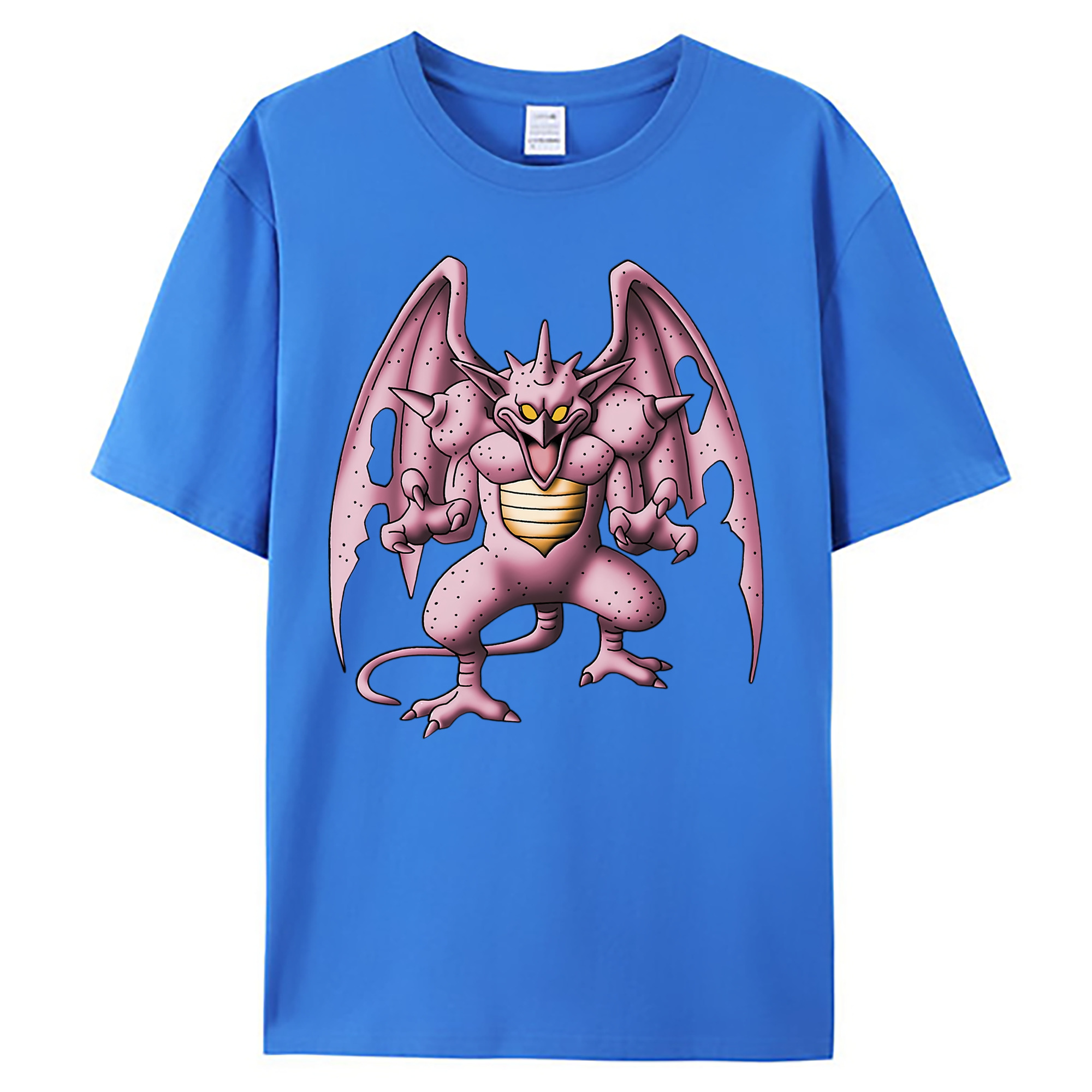 （画像用） ドラゴンクエスト Doragon Kuesuto Dragon Quest 綿100％ メンズ半袖Tシャツ｜肌触りやわらか＆通気性