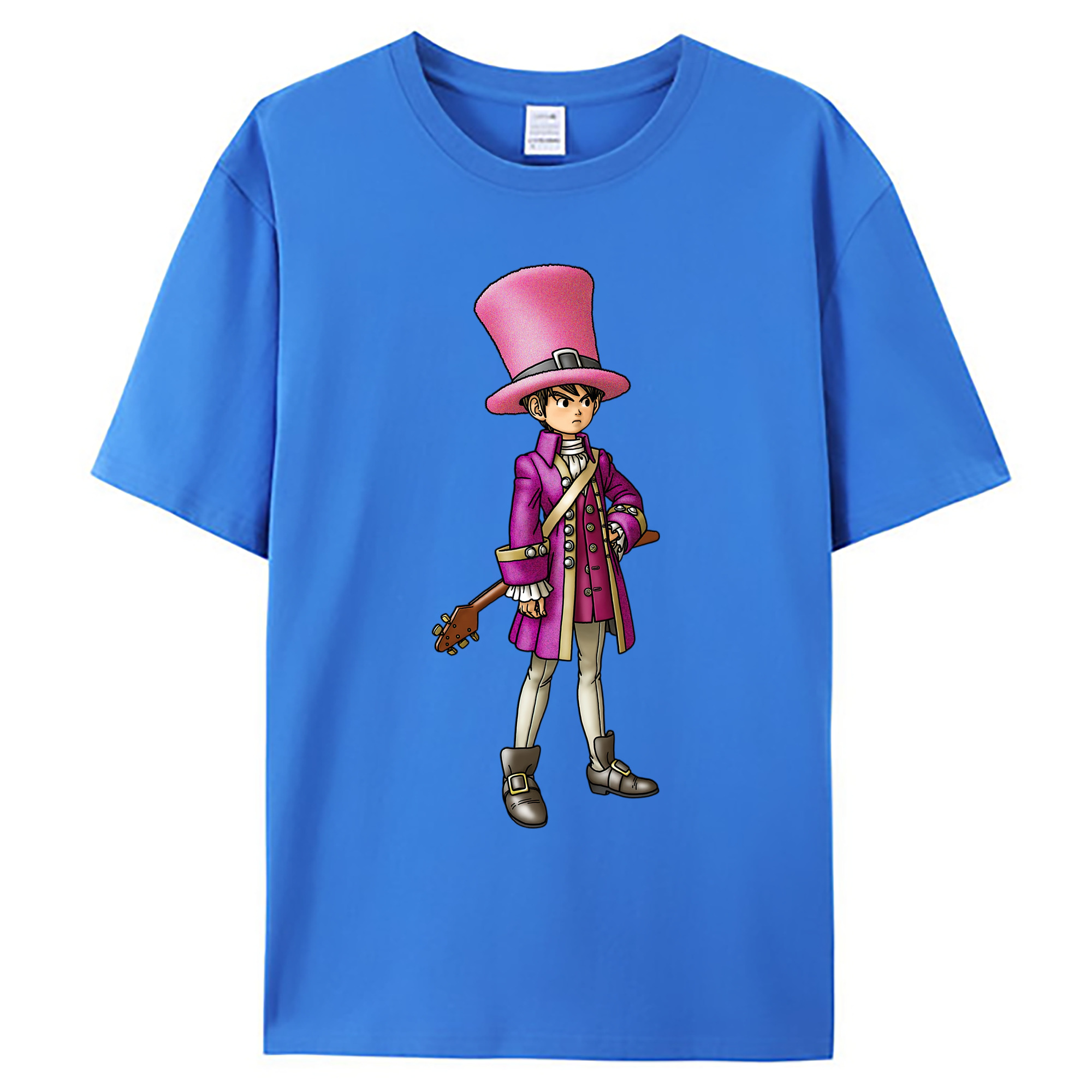 （画像用） ドラゴンクエスト Doragon Kuesuto Dragon Quest 綿100％ メンズ半袖Tシャツ｜肌触りやわらか＆通気性