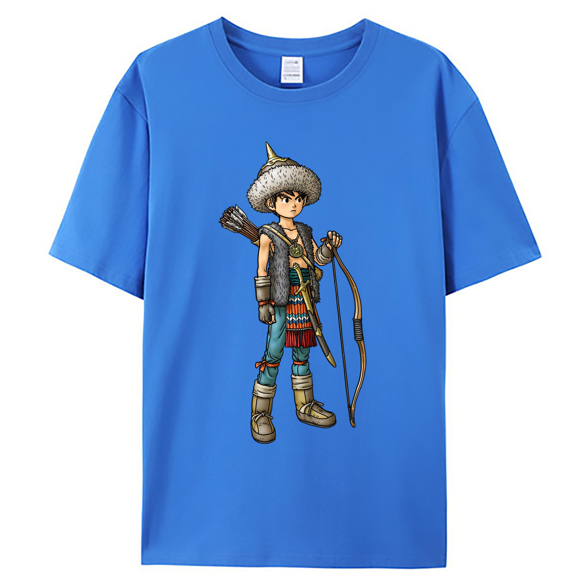 （画像用） ドラゴンクエスト Doragon Kuesuto Dragon Quest 綿100％ メンズ半袖Tシャツ｜肌触りやわらか＆通気性
