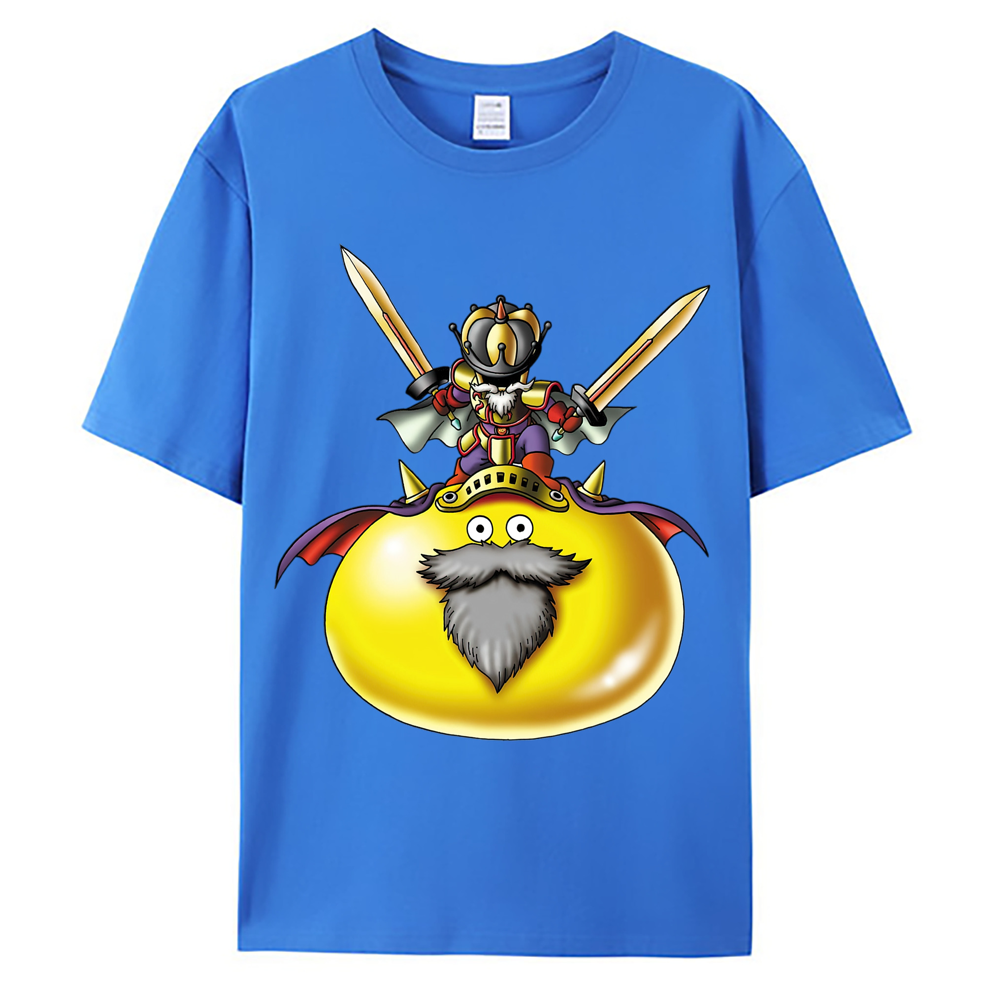 （画像用） ドラゴンクエスト Doragon Kuesuto Dragon Quest 綿100％ メンズ半袖Tシャツ｜肌触りやわらか＆通気性