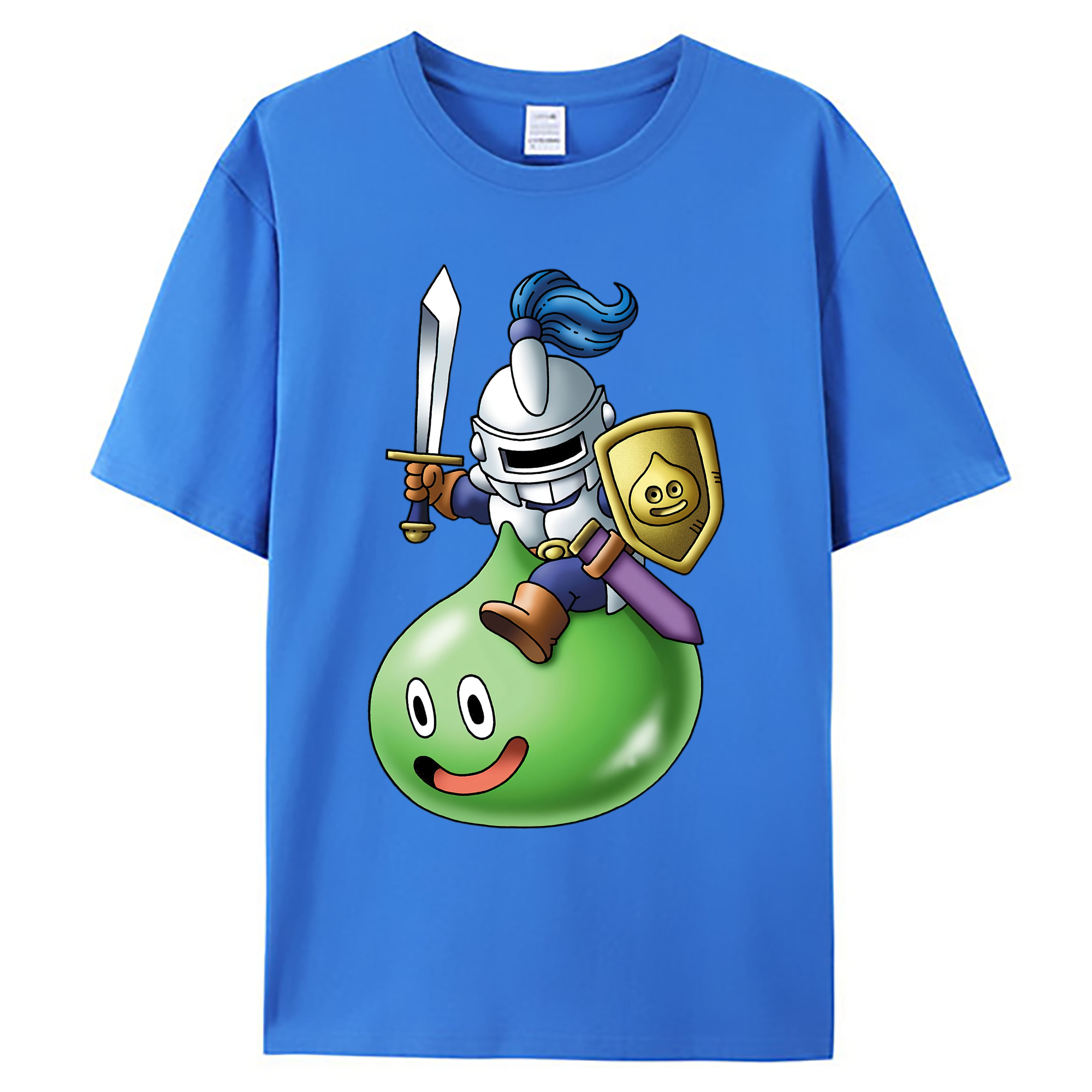 （画像用） ドラゴンクエスト Doragon Kuesuto Dragon Quest 綿100％ メンズ半袖Tシャツ｜肌触りやわらか＆通気性