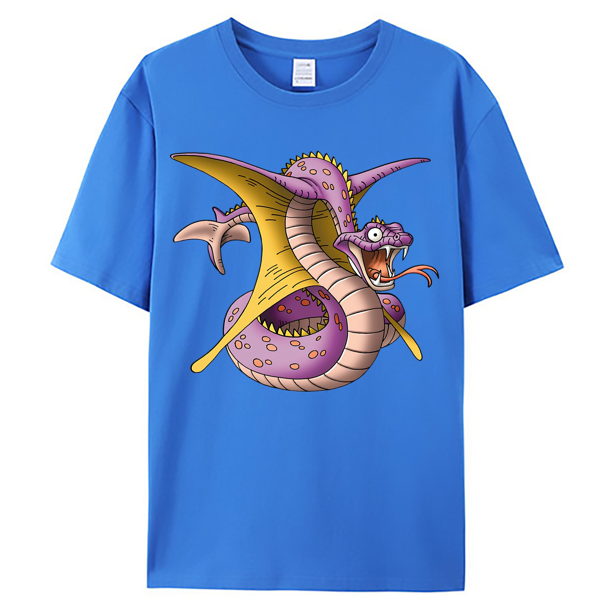 （画像用） ドラゴンクエスト Doragon Kuesuto Dragon Quest 綿100％ メンズ半袖Tシャツ｜肌触りやわらか＆通気性