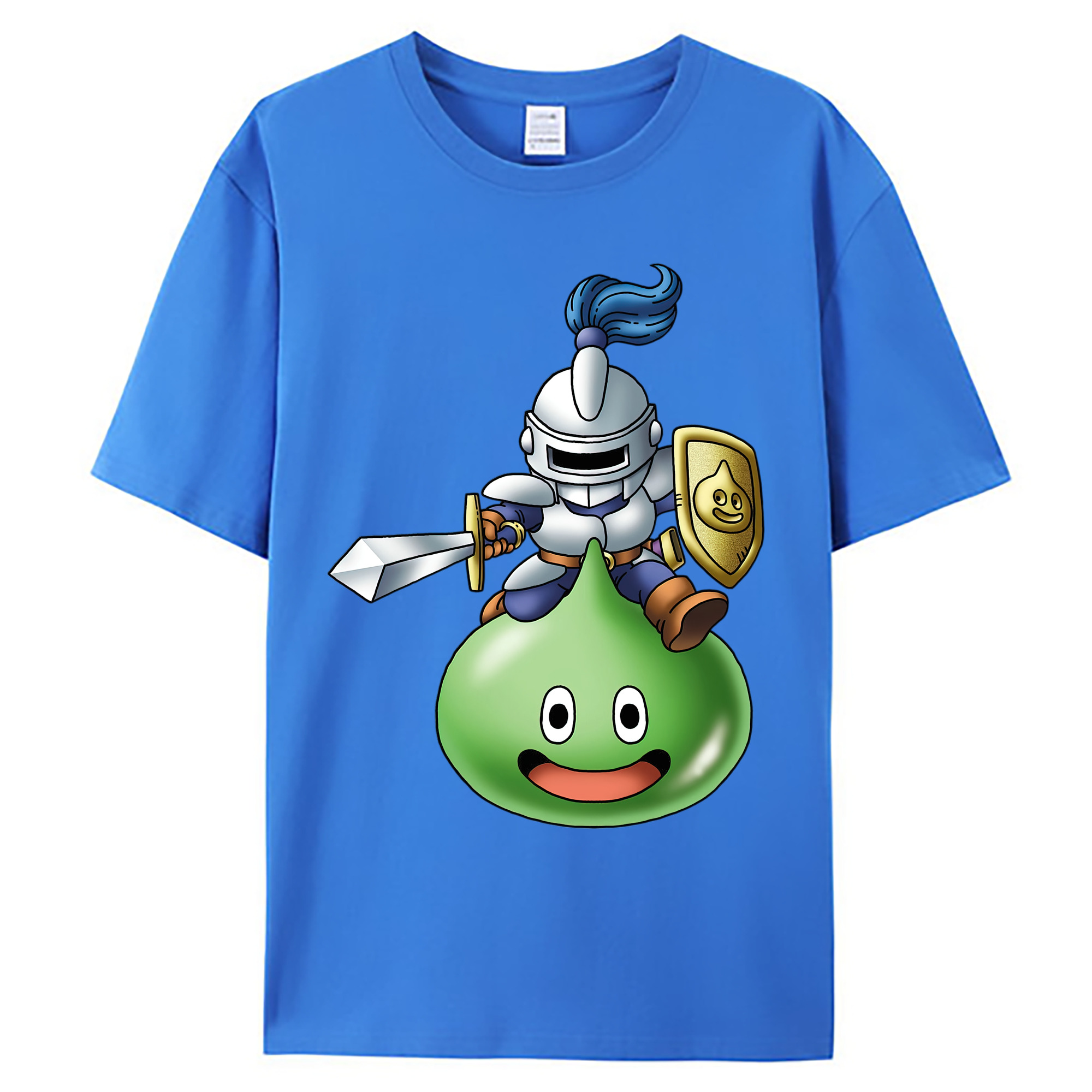 （画像用） ドラゴンクエスト Doragon Kuesuto Dragon Quest 綿100％ メンズ半袖Tシャツ｜肌触りやわらか＆通気性