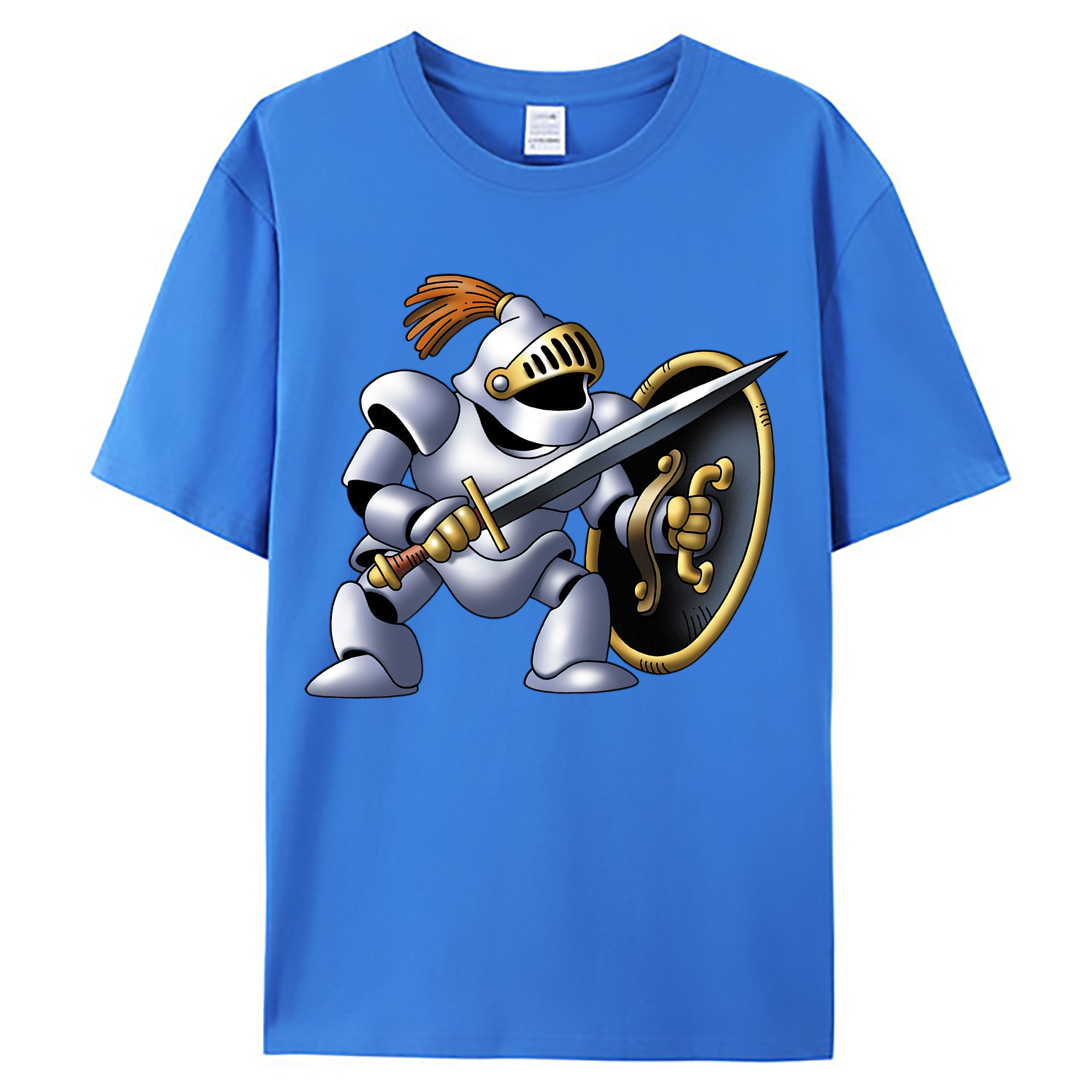 （画像用） ドラゴンクエスト Doragon Kuesuto Dragon Quest 綿100％ メンズ半袖Tシャツ｜肌触りやわらか＆通気性