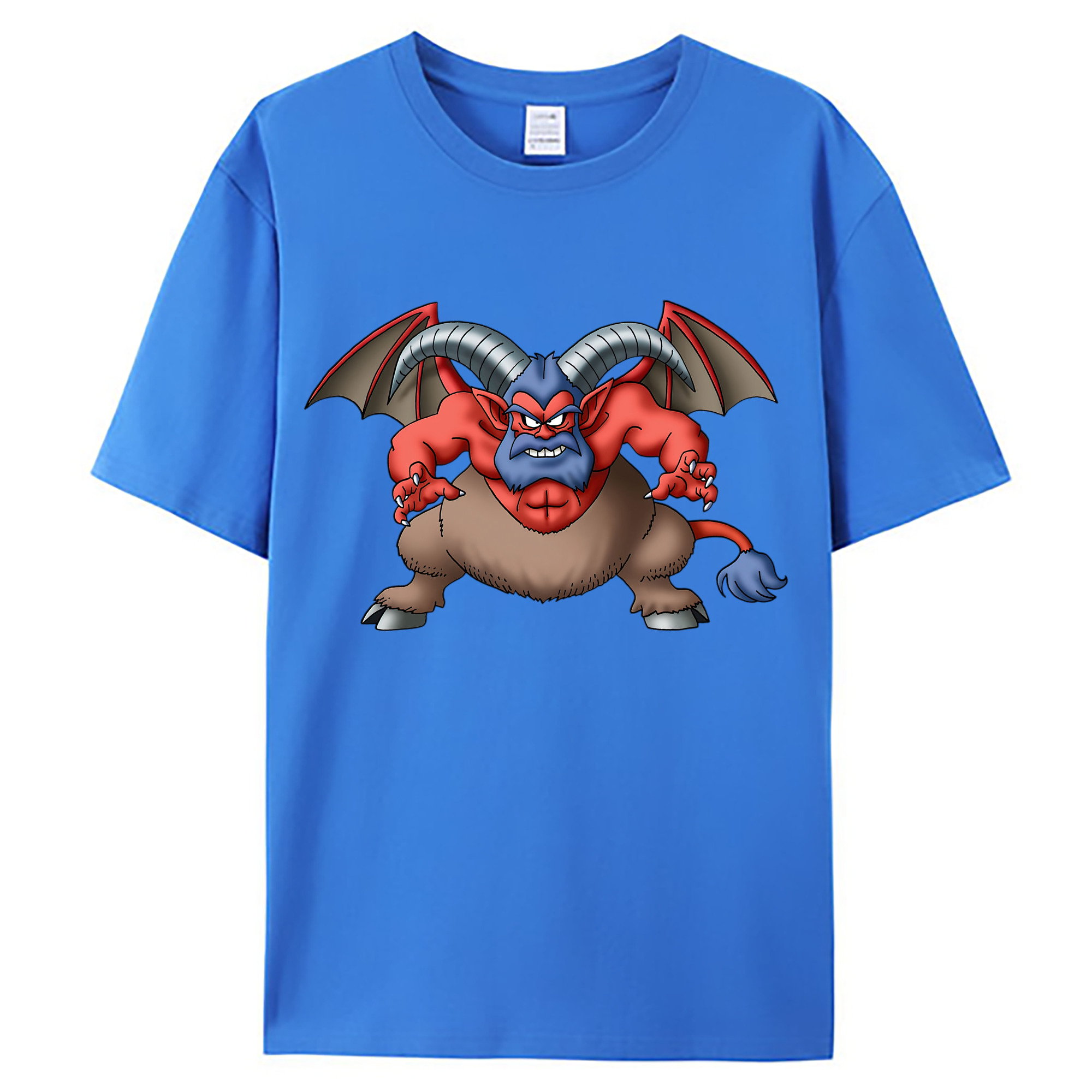 （画像用） ドラゴンクエスト Doragon Kuesuto Dragon Quest 綿100％ メンズ半袖Tシャツ｜肌触りやわらか＆通気性