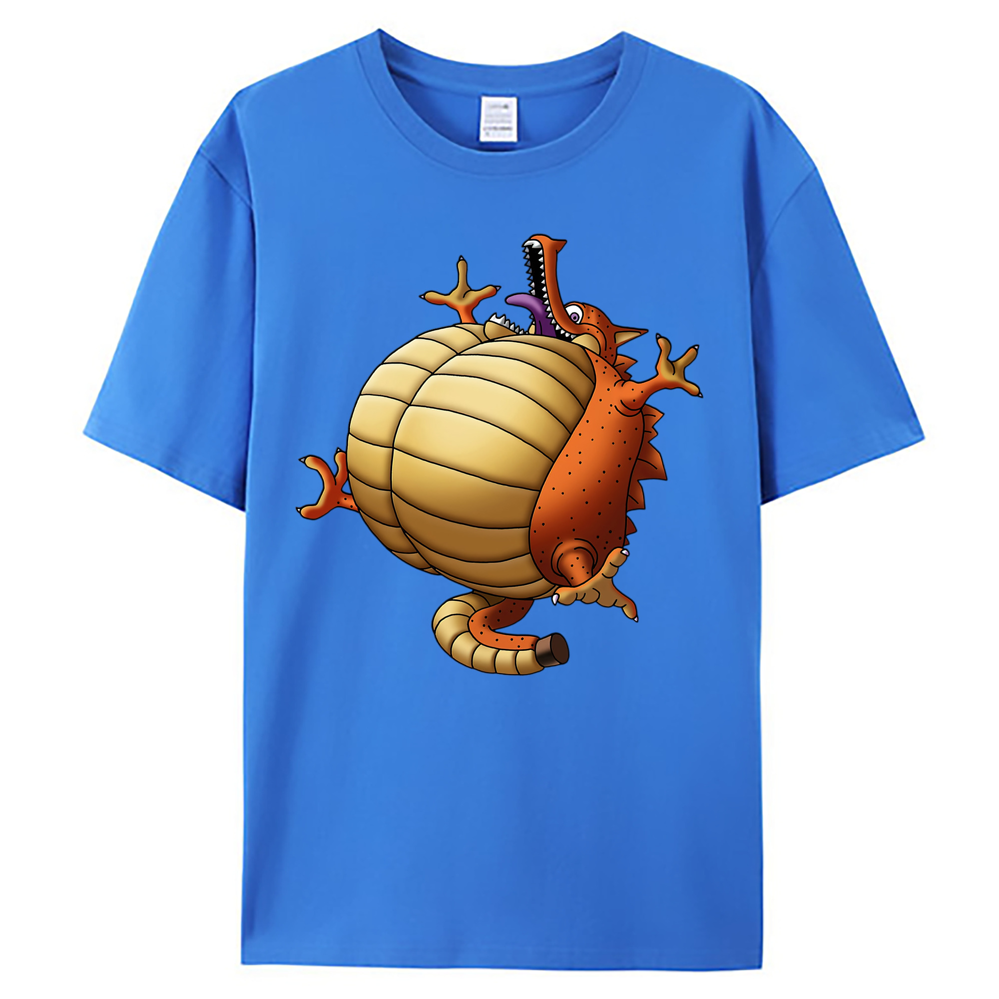 （画像用） ドラゴンクエスト Doragon Kuesuto Dragon Quest 綿100％ メンズ半袖Tシャツ｜肌触りやわらか＆通気性