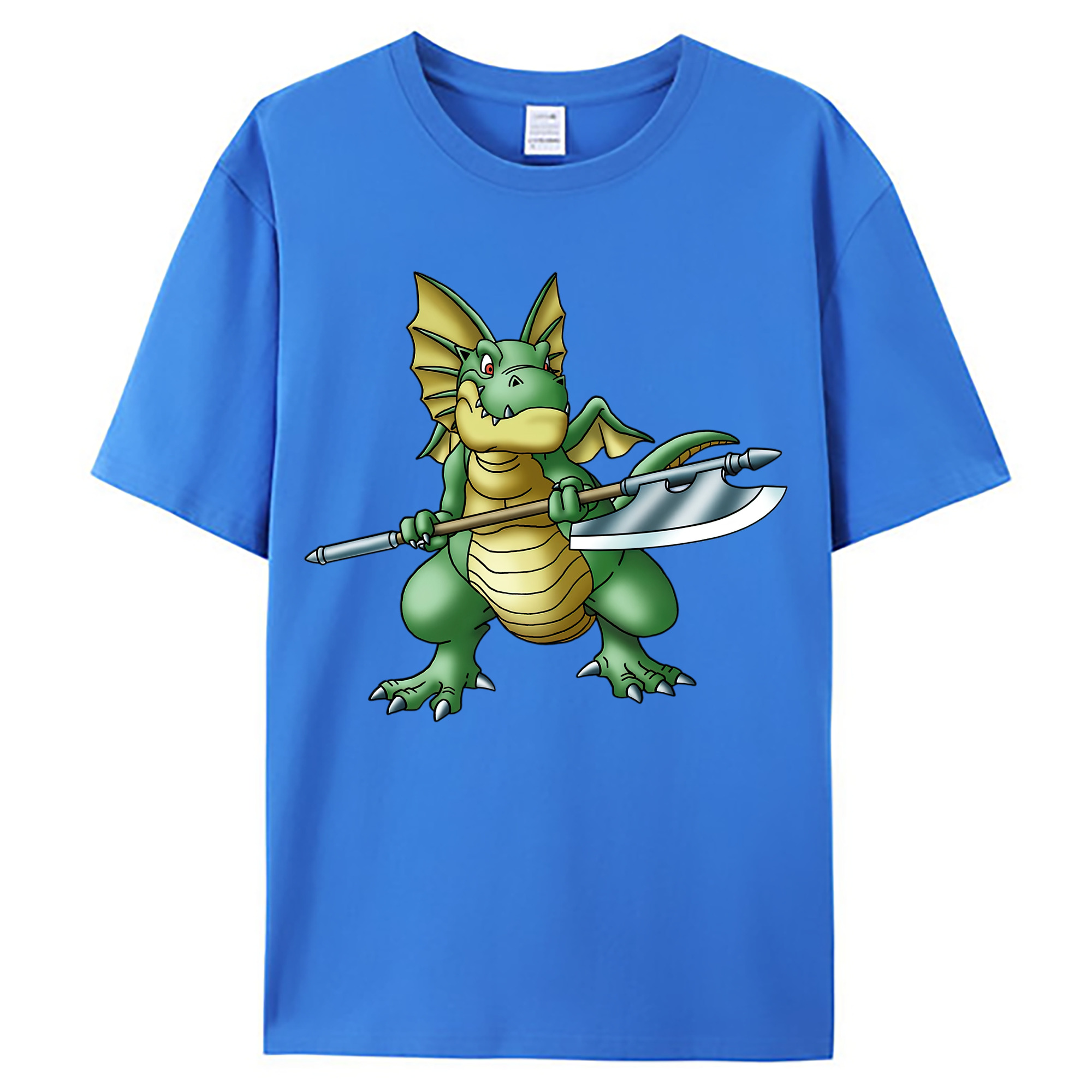 （画像用） ドラゴンクエスト Doragon Kuesuto Dragon Quest 綿100％ メンズ半袖Tシャツ｜肌触りやわらか＆通気性